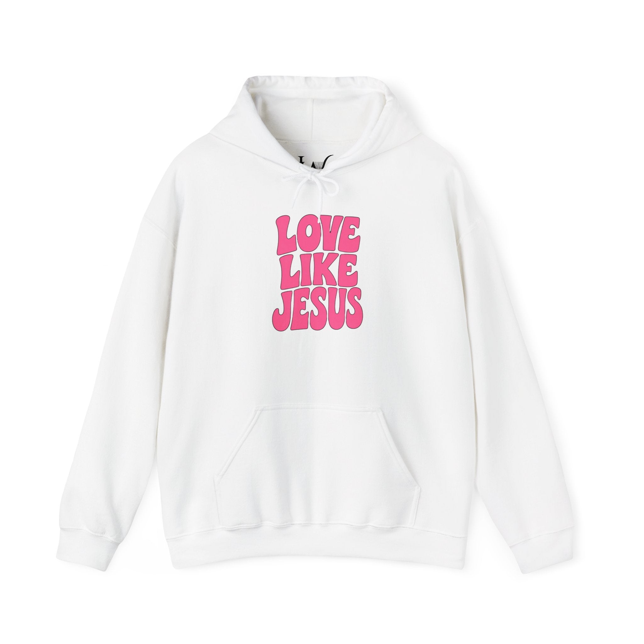 Love Like Jesus Groovy Hoodie Pullover