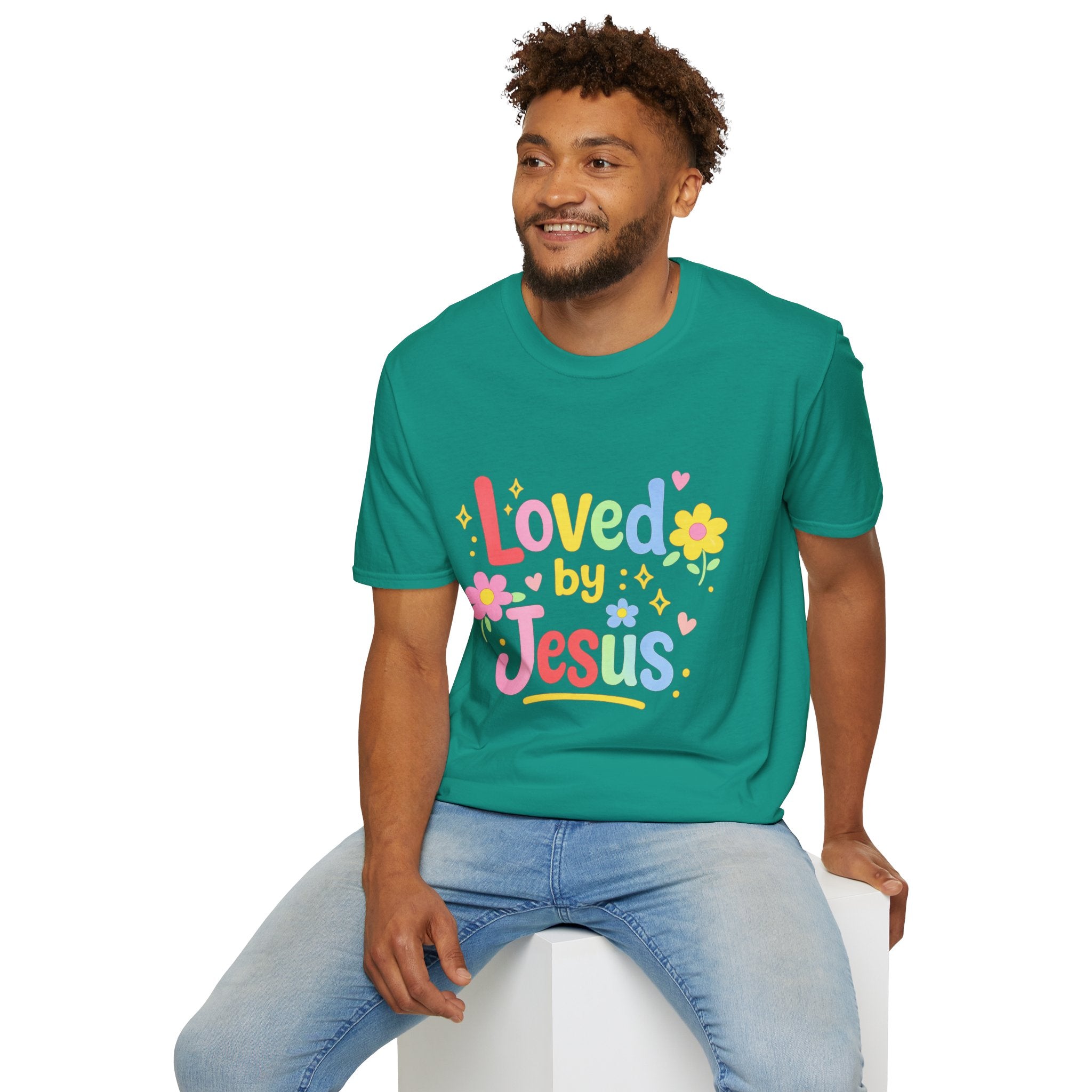 Loved by Jesus Colorful T-Shirt