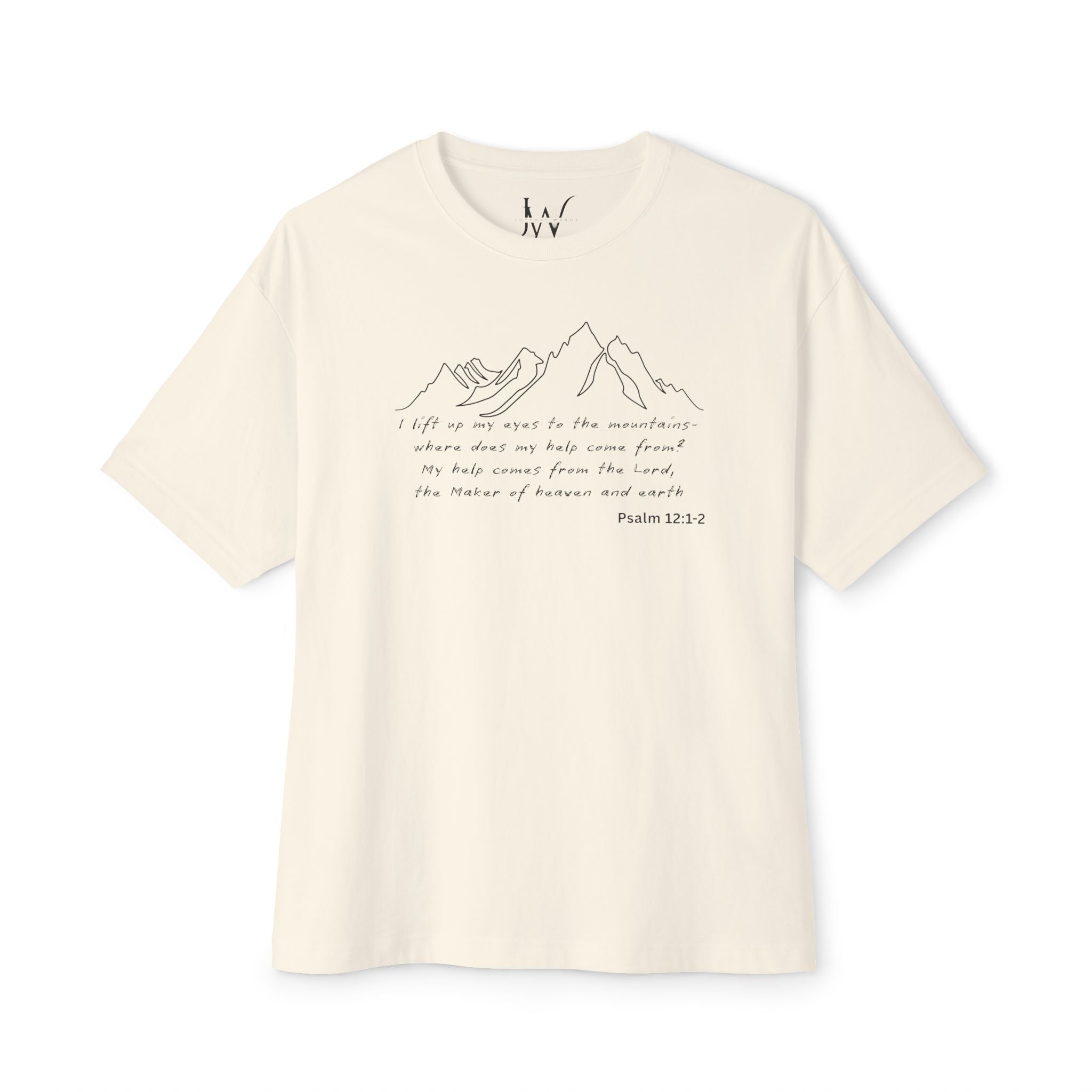 Psalm 12:1-2 Mountain T-Shirt