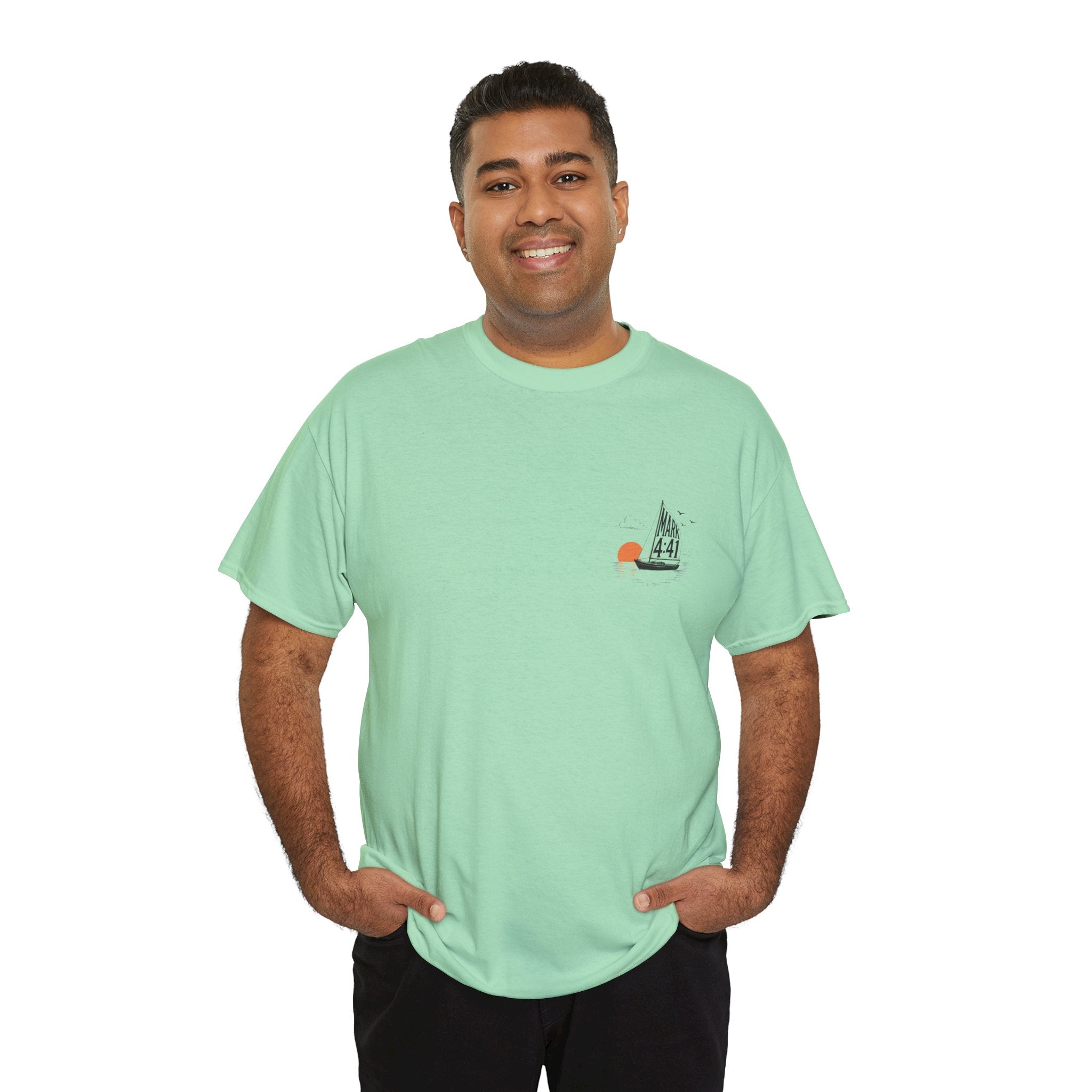 Who Is This That Even the Wind and the Waves Obey Him? - Mark 4:41 Scripture Tee