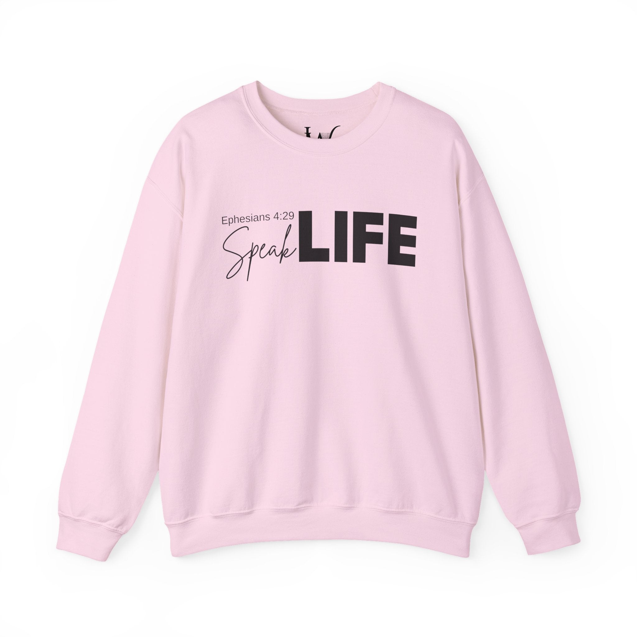 Speak Life Ephesians 4:29 Scripture Crewneck Sweatshirt