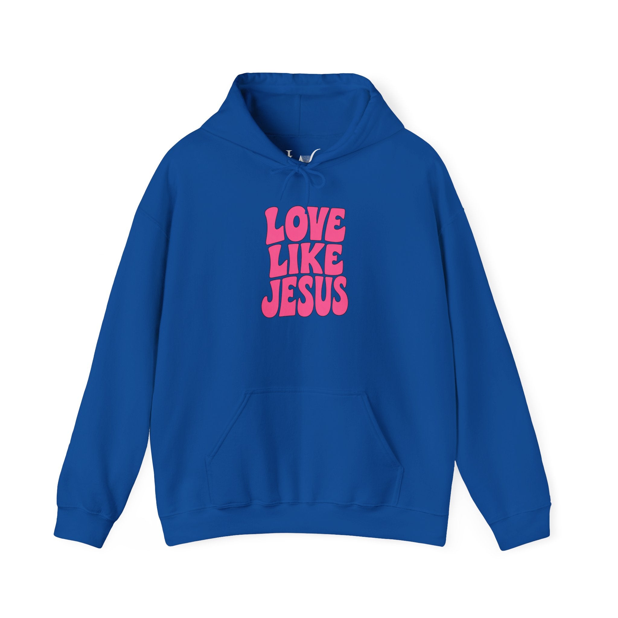 Love Like Jesus Groovy Hoodie Pullover