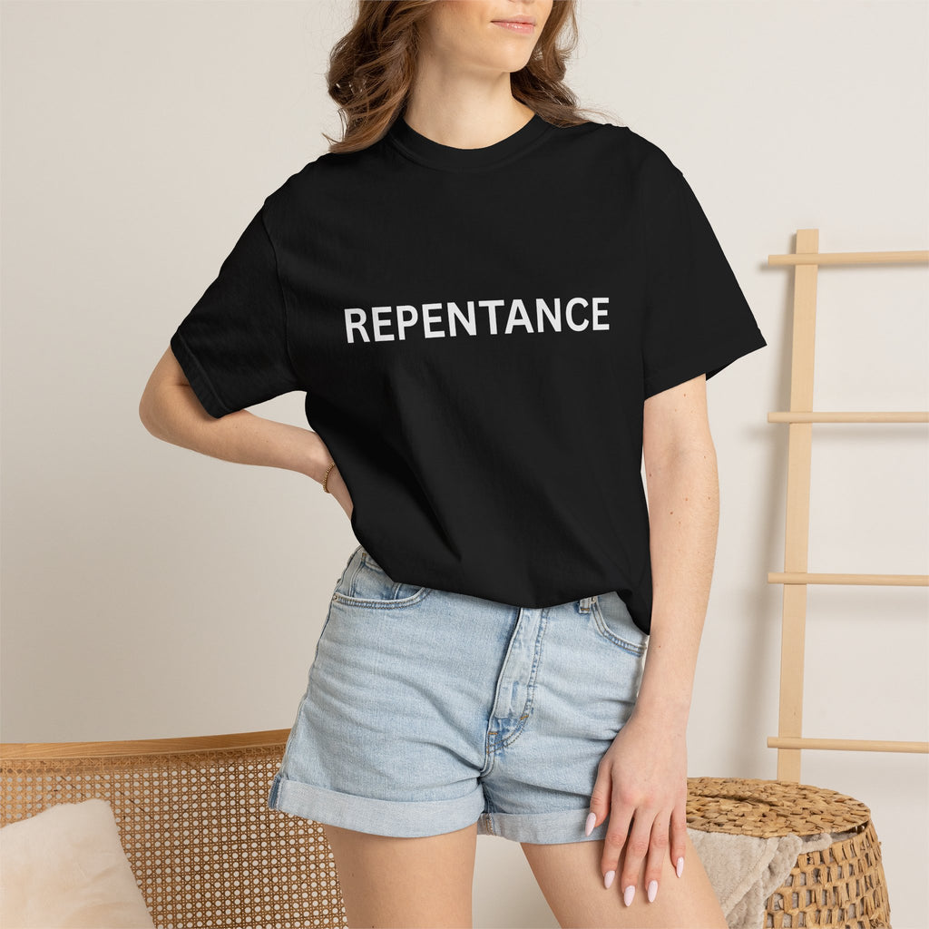 Repentance T-Shirt — "Create in Me a Clean Heart" Psalm 51:10 Christian Tee