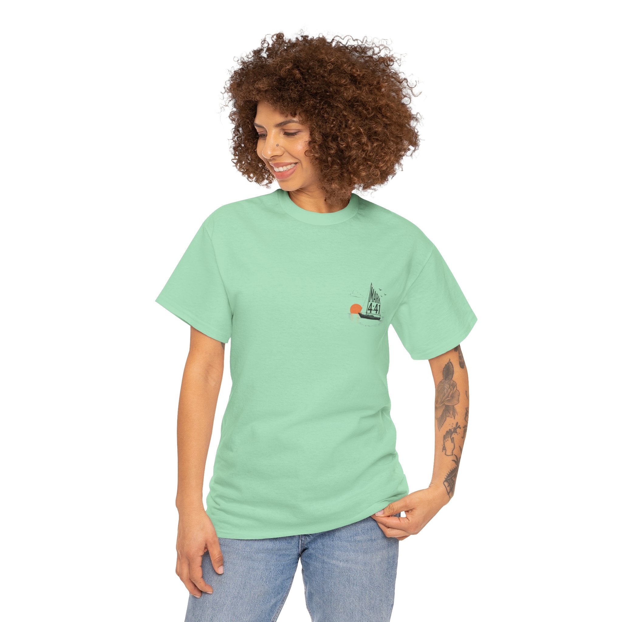 Who Is This That Even the Wind and the Waves Obey Him? - Mark 4:41 Scripture Tee