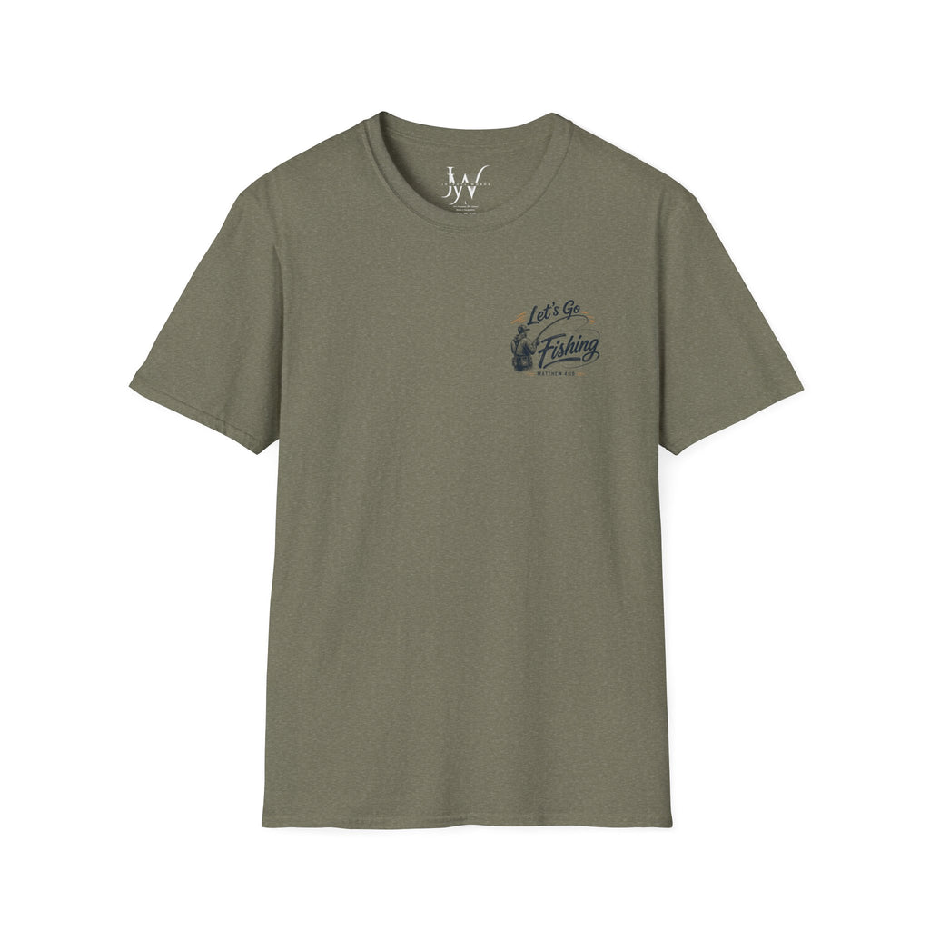 Fishing T-Shirt — "I Will Make You Fishers of Men" Fishing Tee