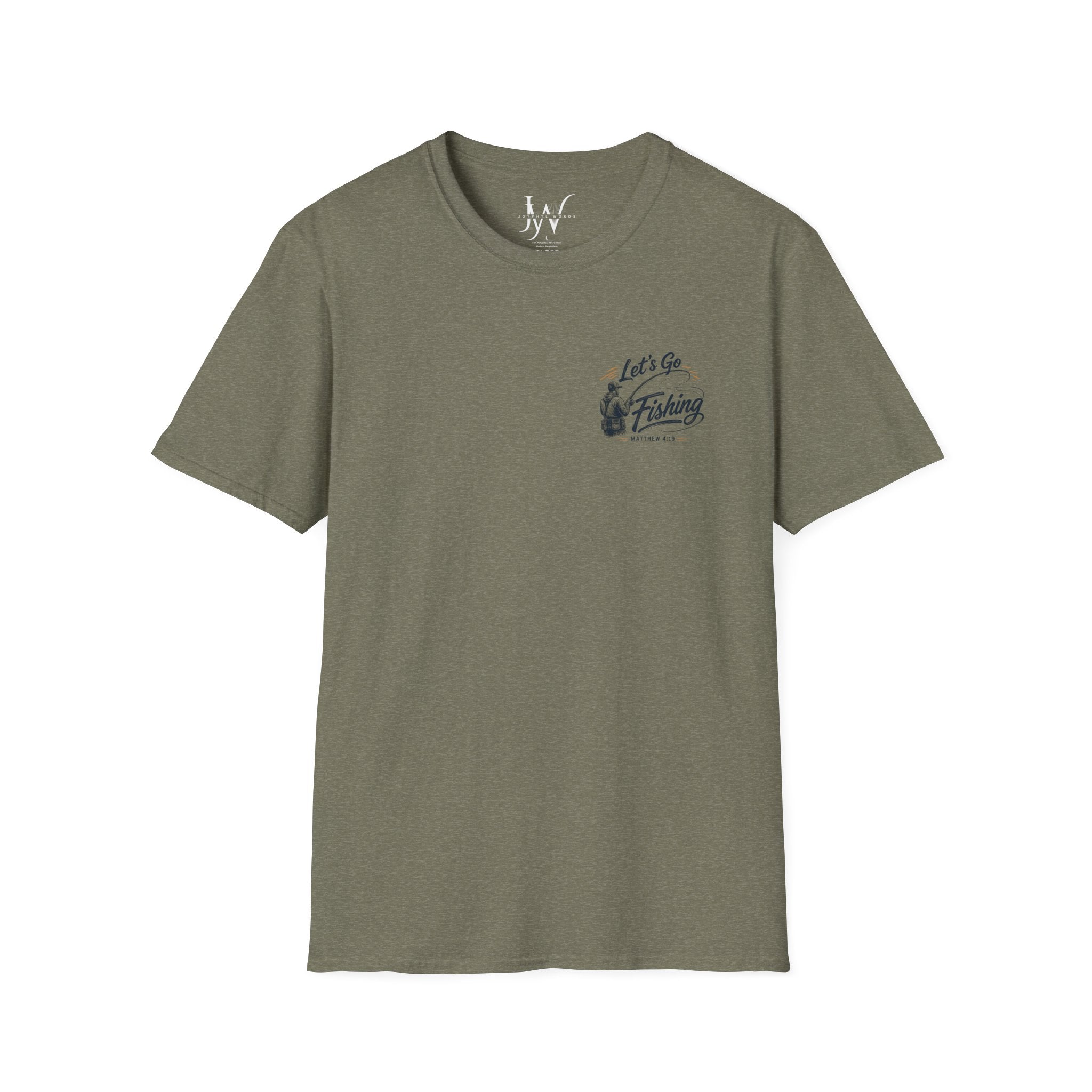Fishing T-Shirt — "I Will Make You Fishers of Men" Fishing Tee