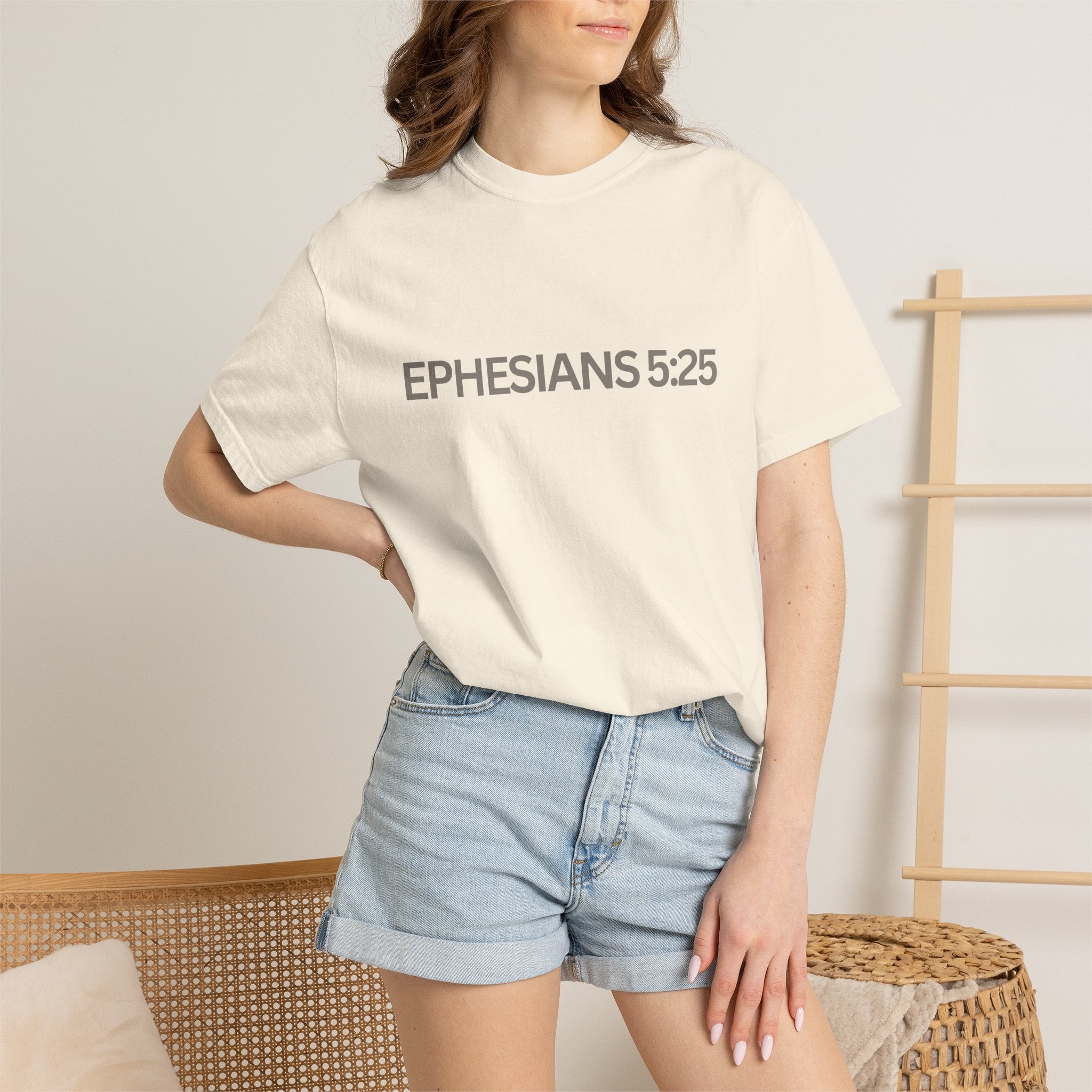 Ephesians 5:25 Scripture T-Shirt — Husbands, Love Your Wives