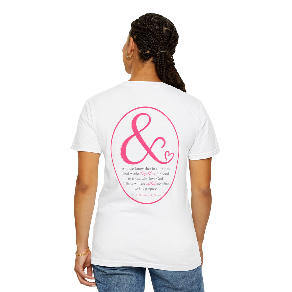 Ampersand Heart T-Shirt — Romans 8:28 Tee