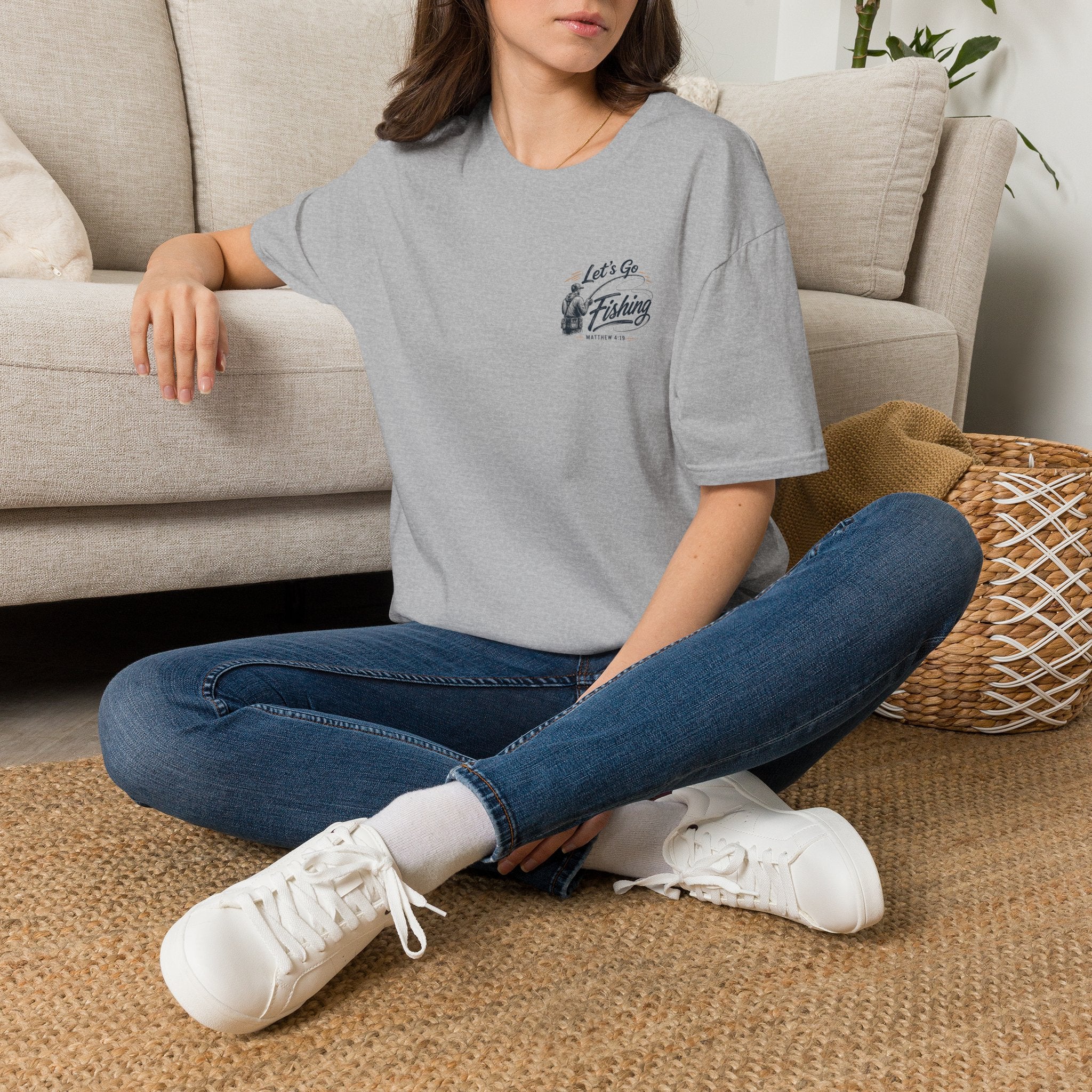 Fishing T-Shirt — "I Will Make You Fishers of Men" Fishing Tee