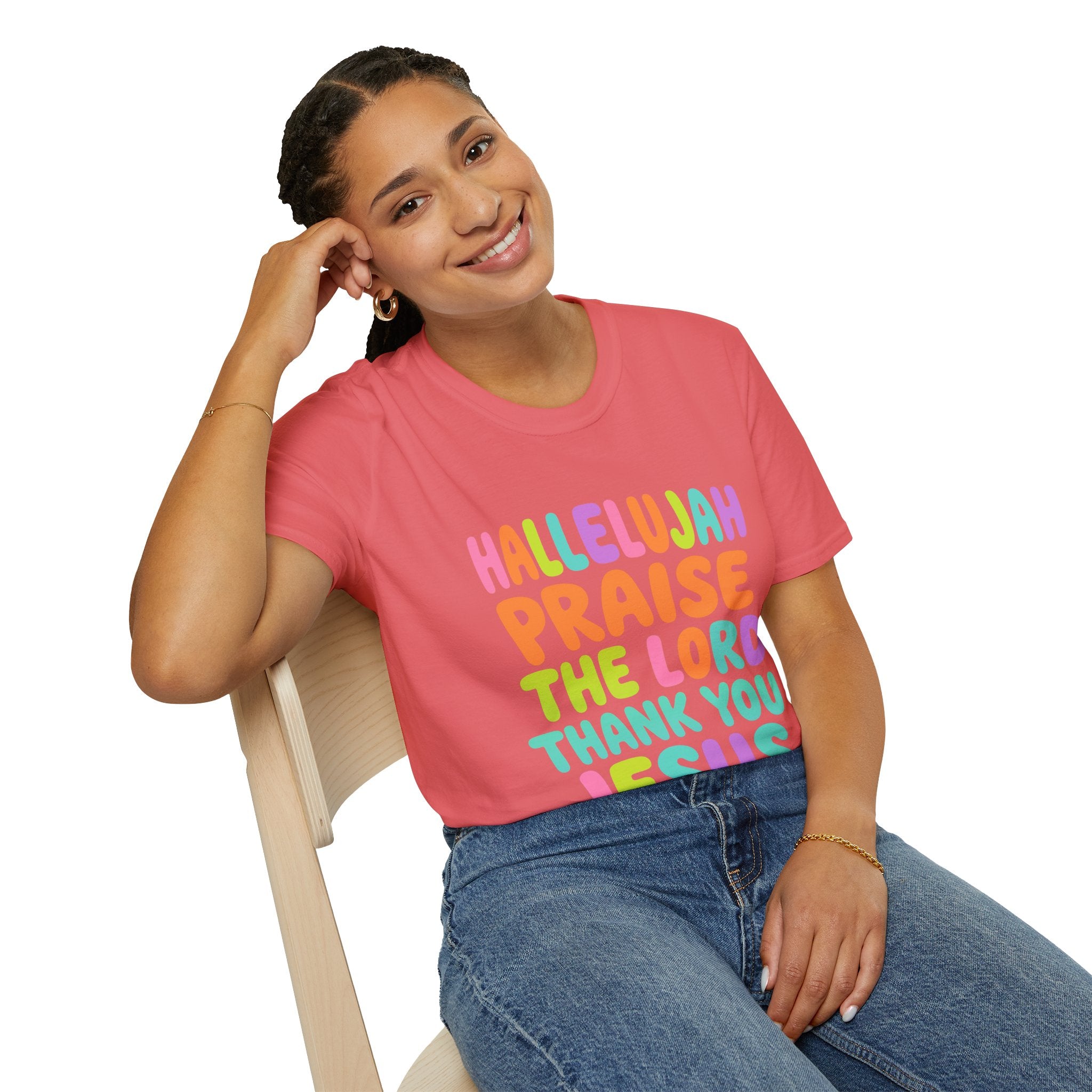 Hallelujah Praise The Lord Thank You Jesus T-Shirt