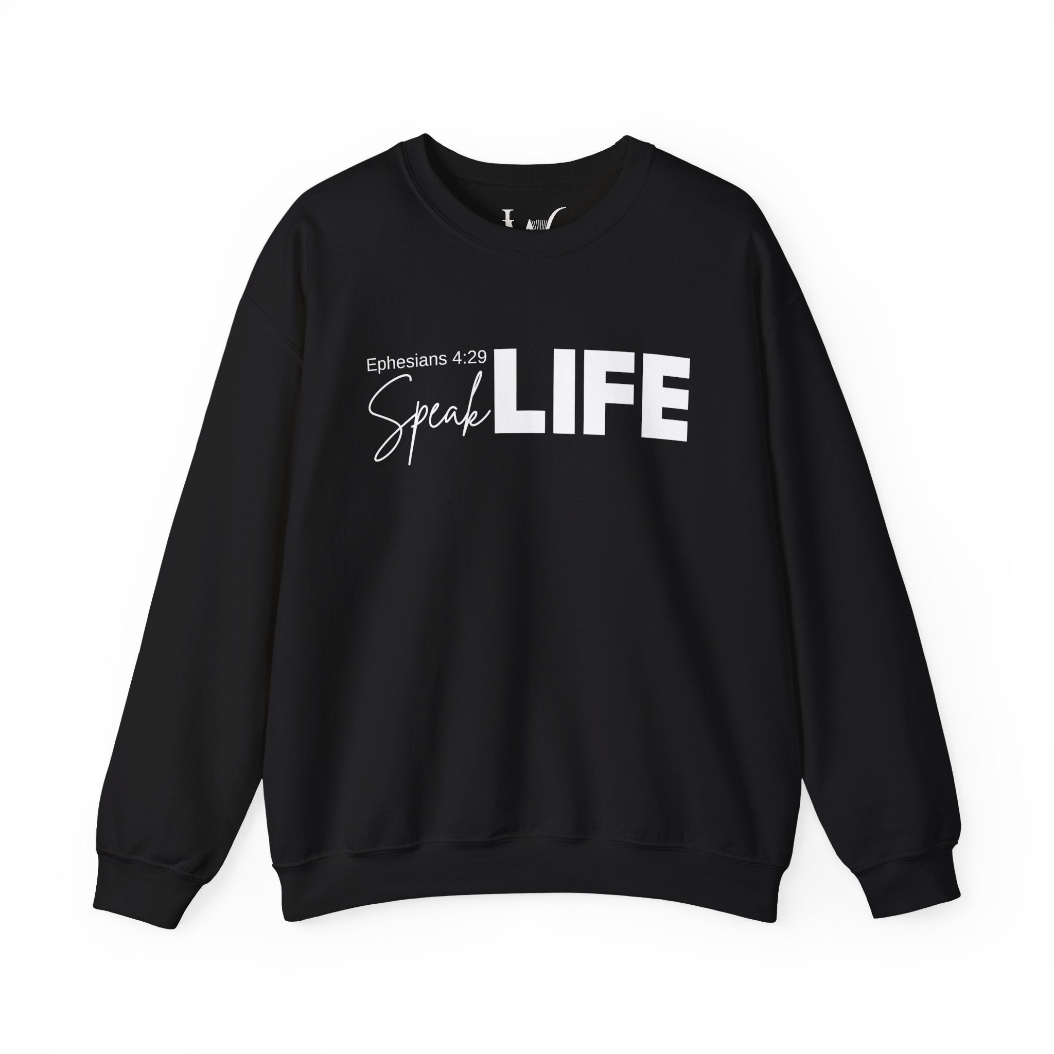 Speak Life Ephesians 4:29 Scripture Crewneck Sweatshirt