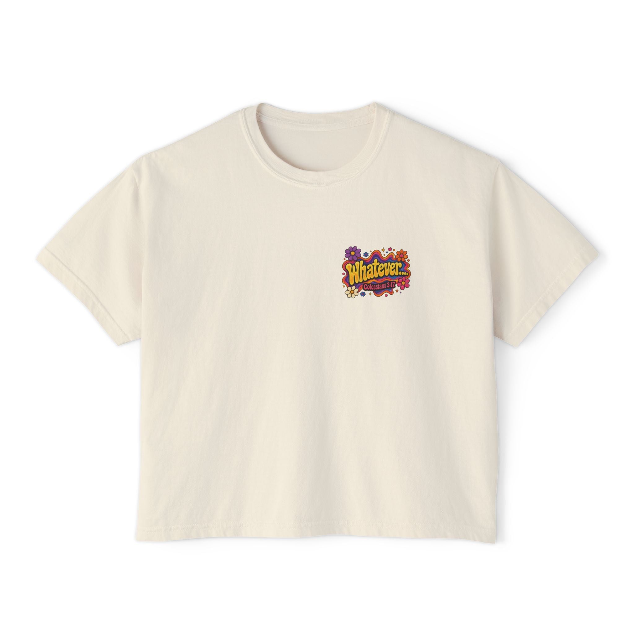 Make Jesus Smile Women's Boxy Tee — Retro Christian Graphic Tee
