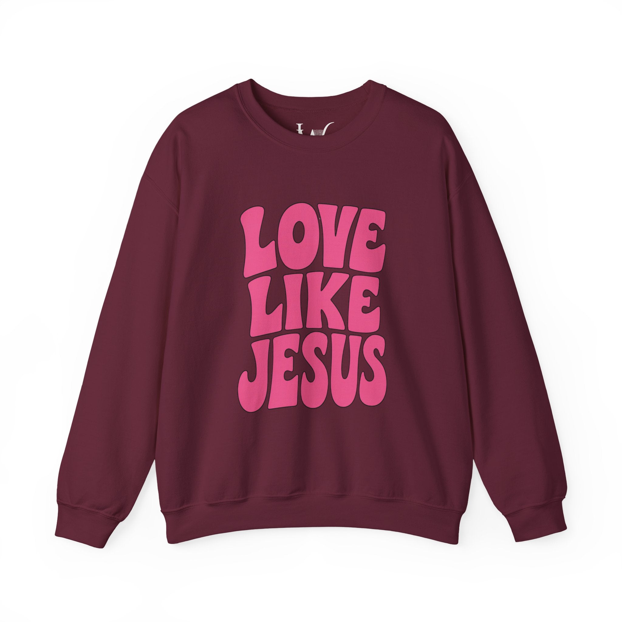 Love Like Jesus Groovy Sweatshirt