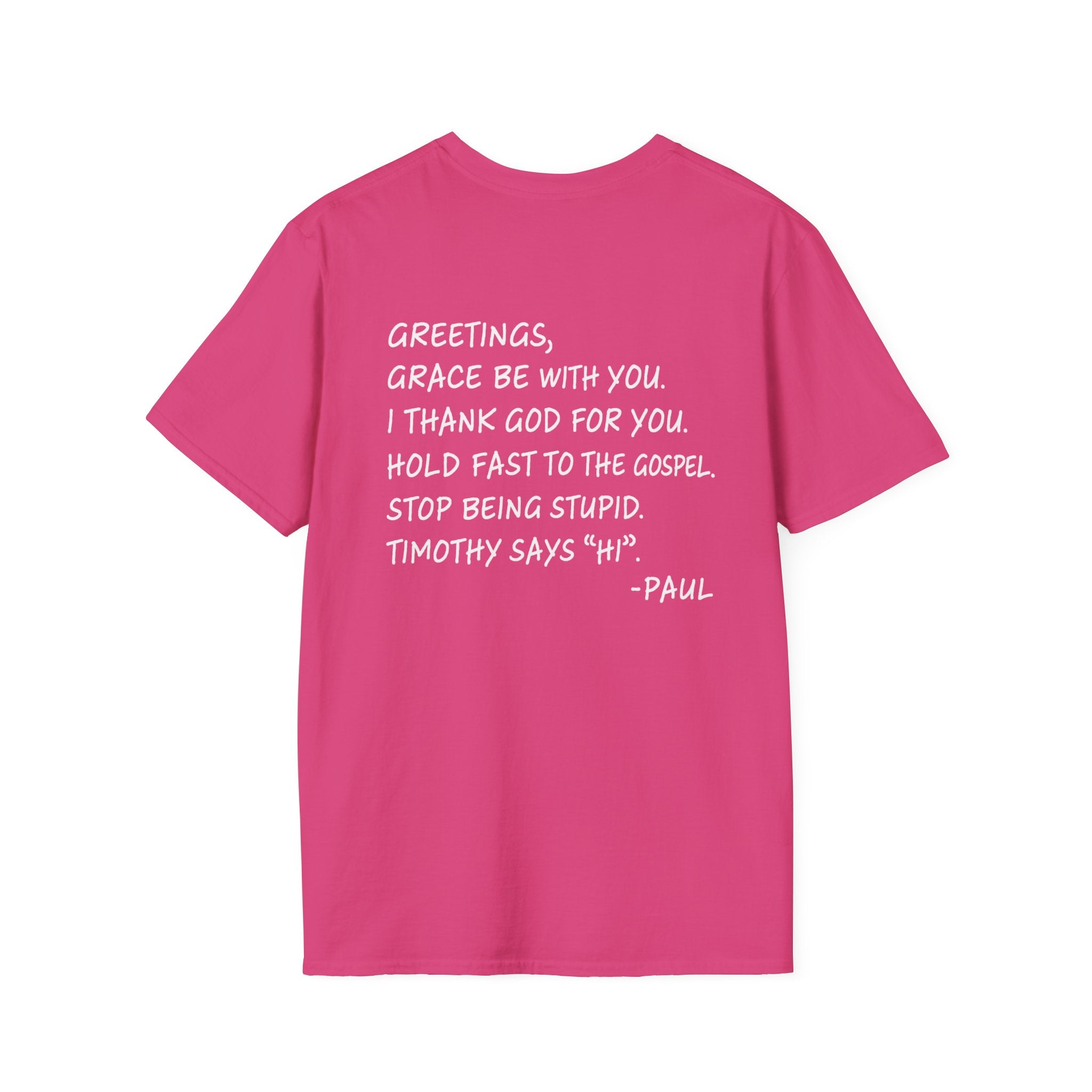 If Paul Were Here We’d Be Getting a Letter T-Shirt — Funny Vintage Postal Stamp Tee