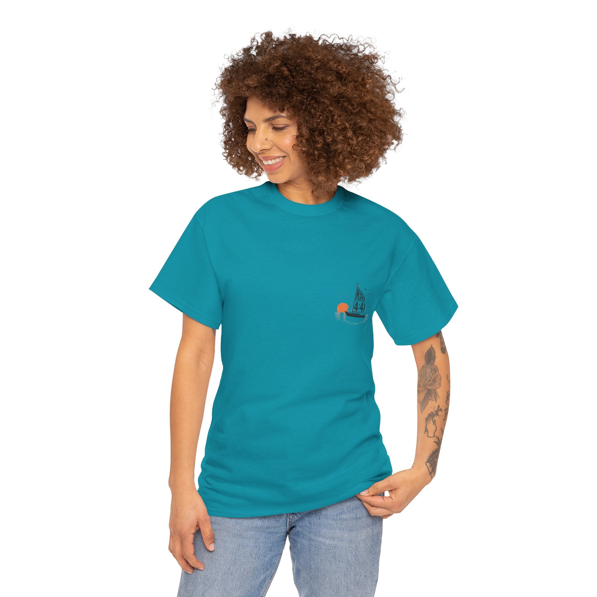 Who Is This That Even the Wind and the Waves Obey Him? - Mark 4:41 Scripture Tee