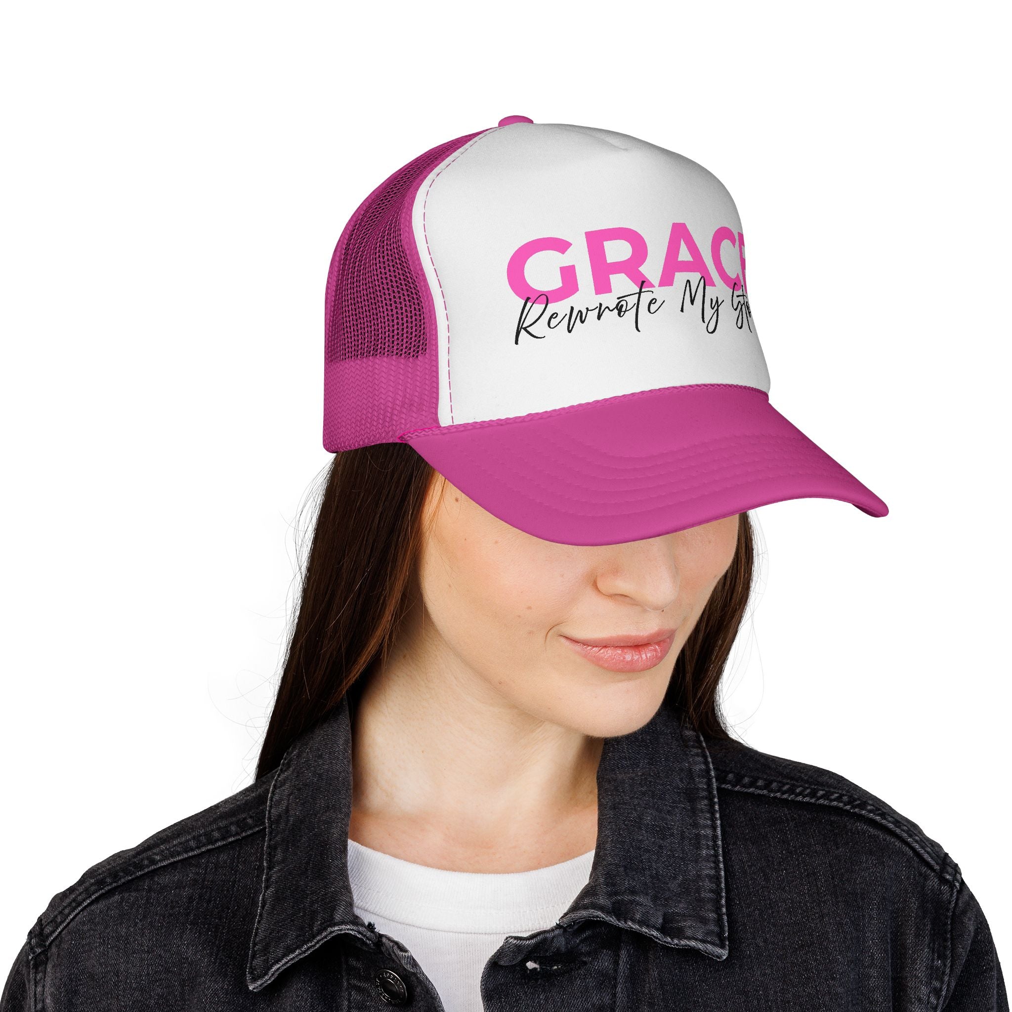 Grace Rewrote My Story Trucker Hat