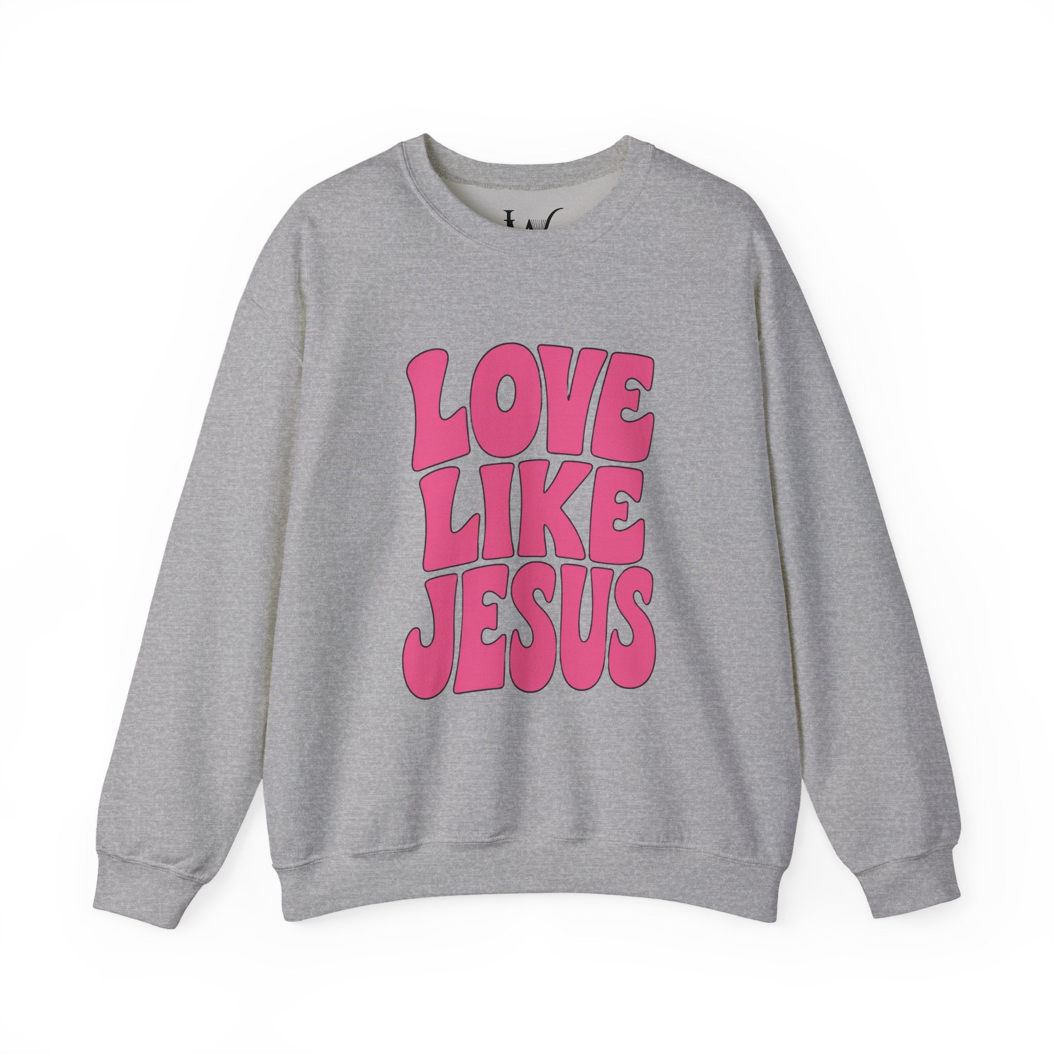 Love Like Jesus Groovy Sweatshirt