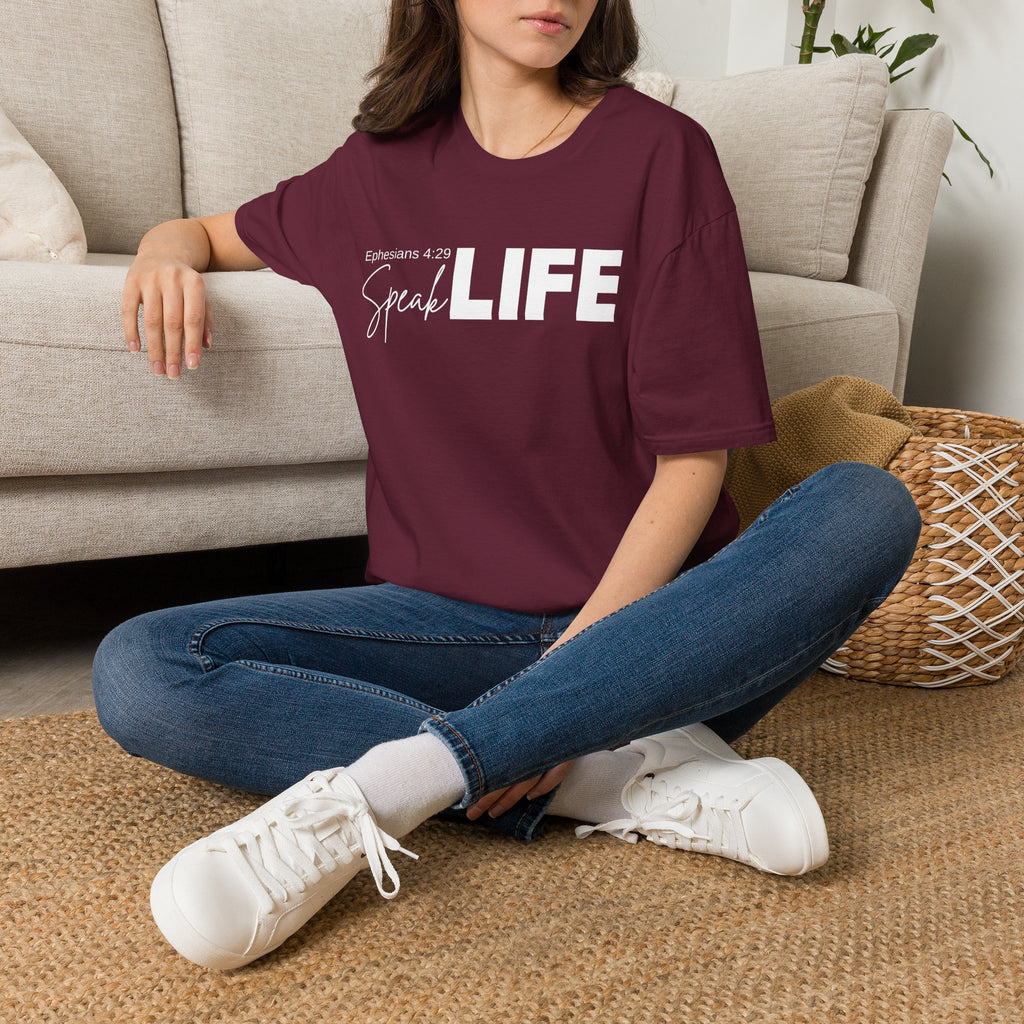 Speak Life Ephesians 4:29 Scripture T-Shirt