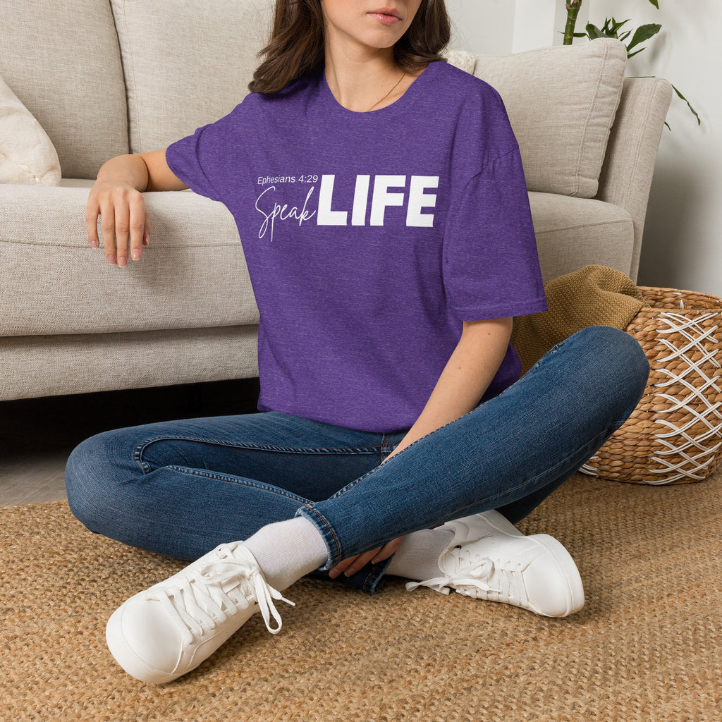 Speak Life Ephesians 4:29 Scripture T-Shirt