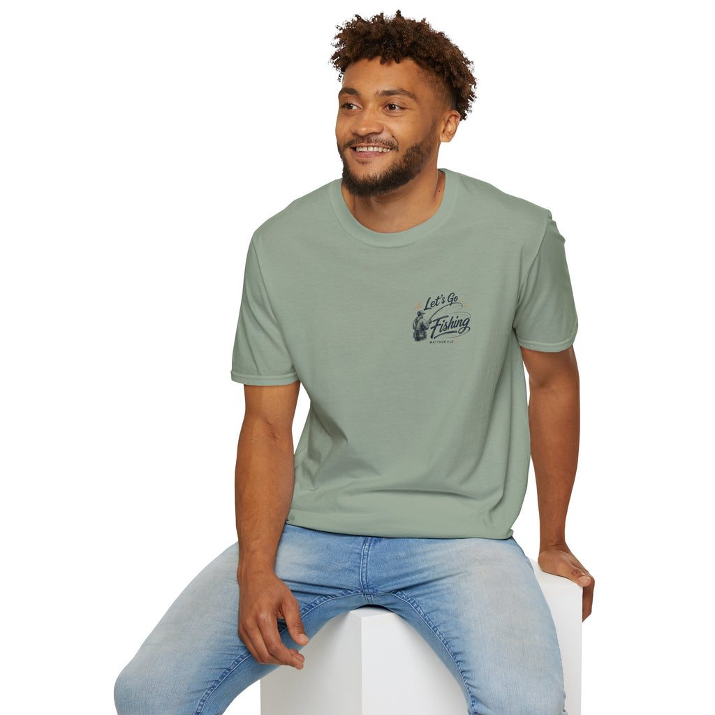 Fishing T-Shirt — "I Will Make You Fishers of Men" Fishing Tee
