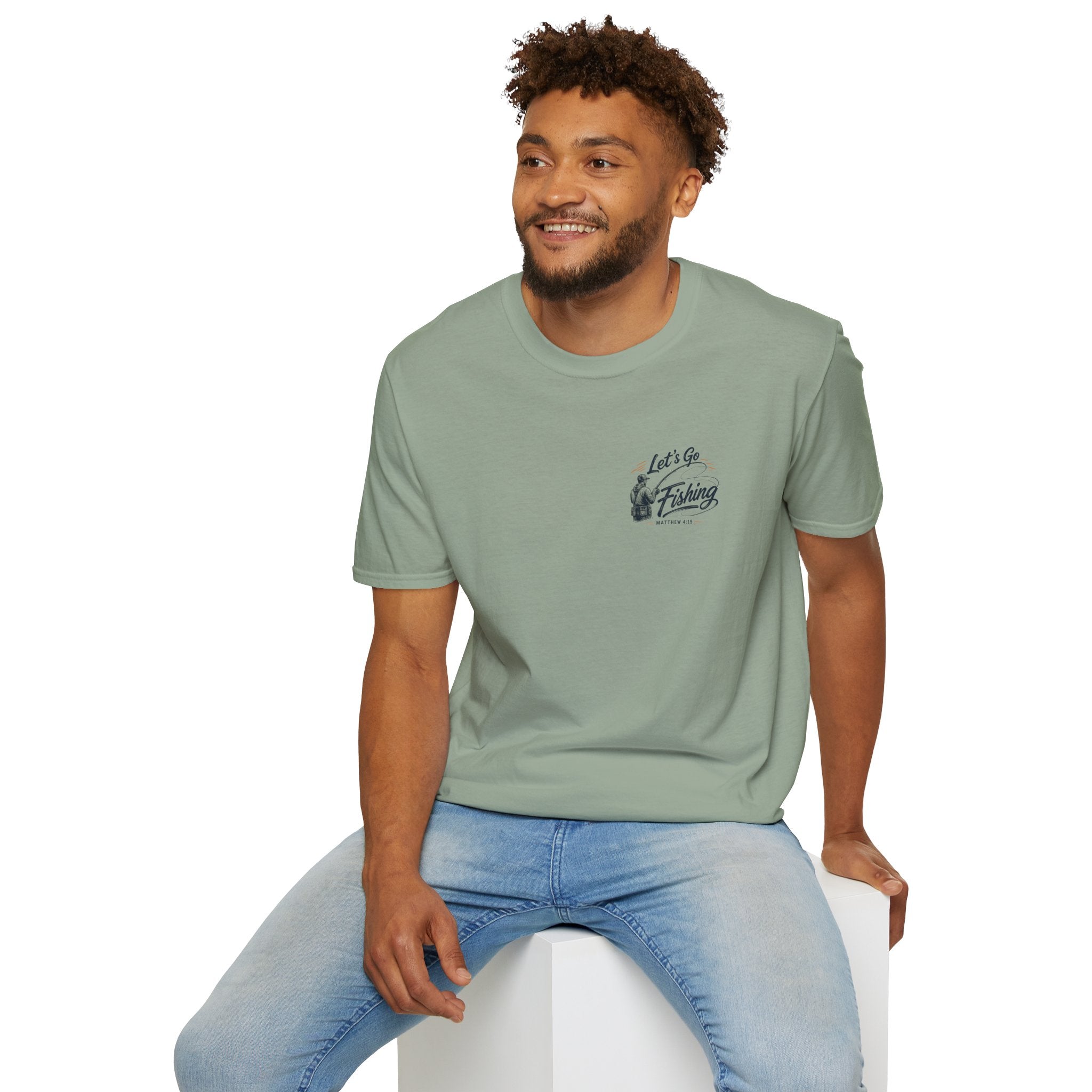Fishing T-Shirt — "I Will Make You Fishers of Men" Fishing Tee
