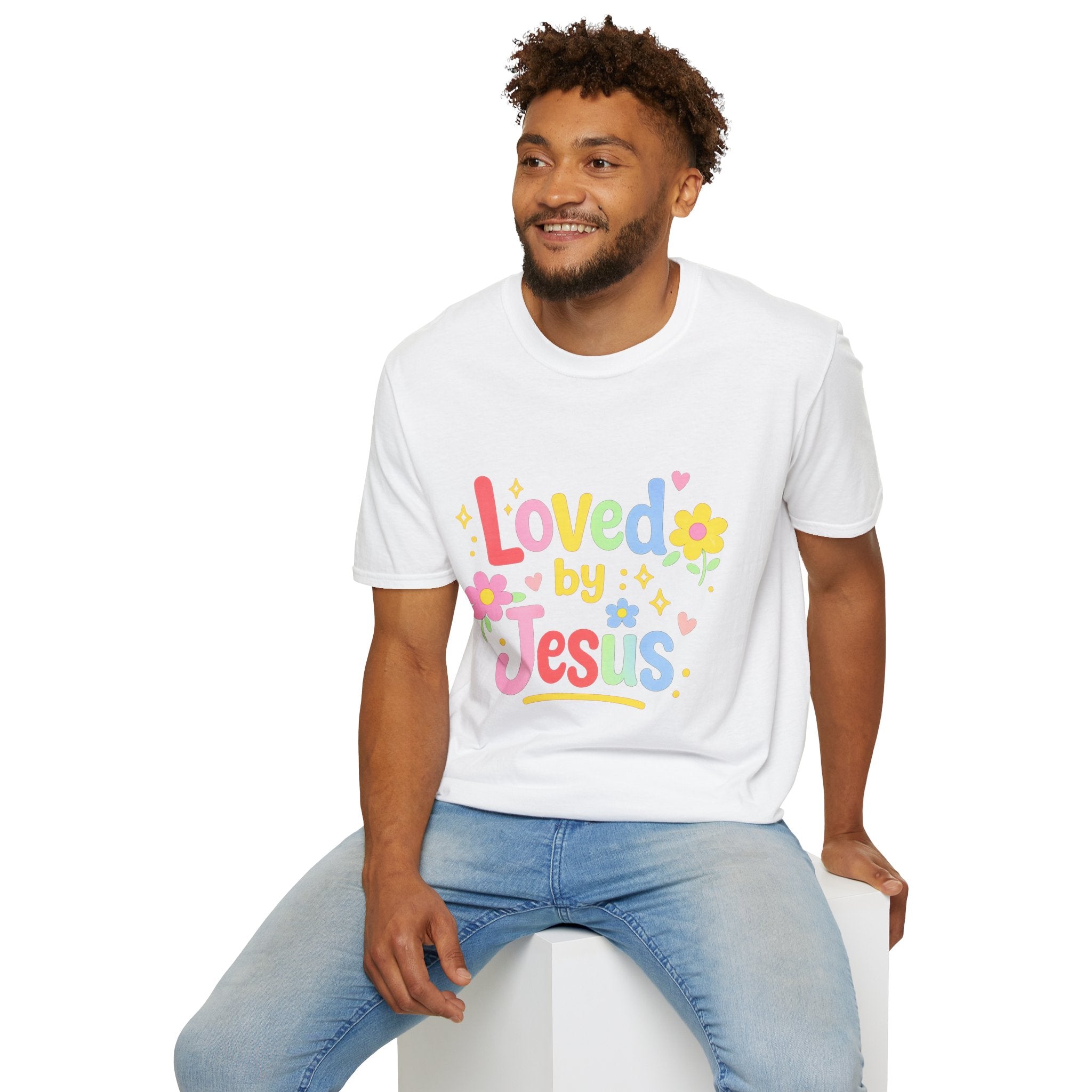Loved by Jesus Colorful T-Shirt