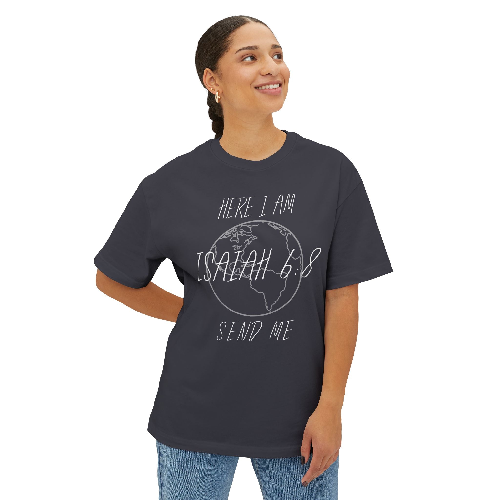 Here I Am Send Me Globe Tee