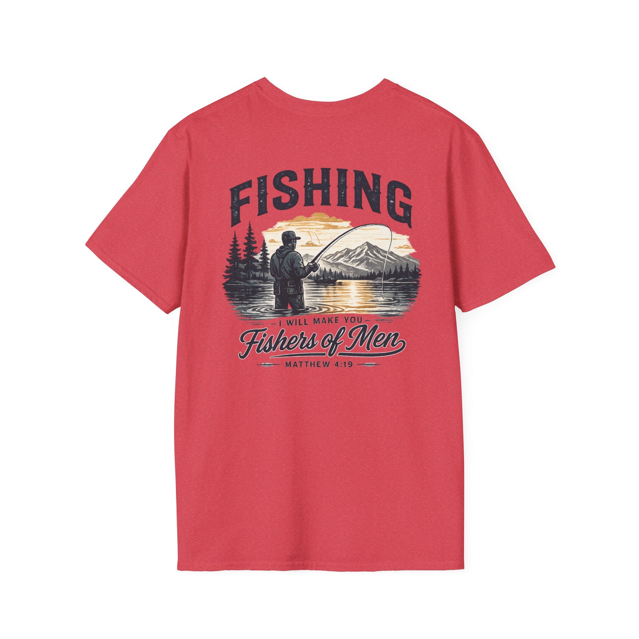 Fishing T-Shirt — "I Will Make You Fishers of Men" Fishing Tee