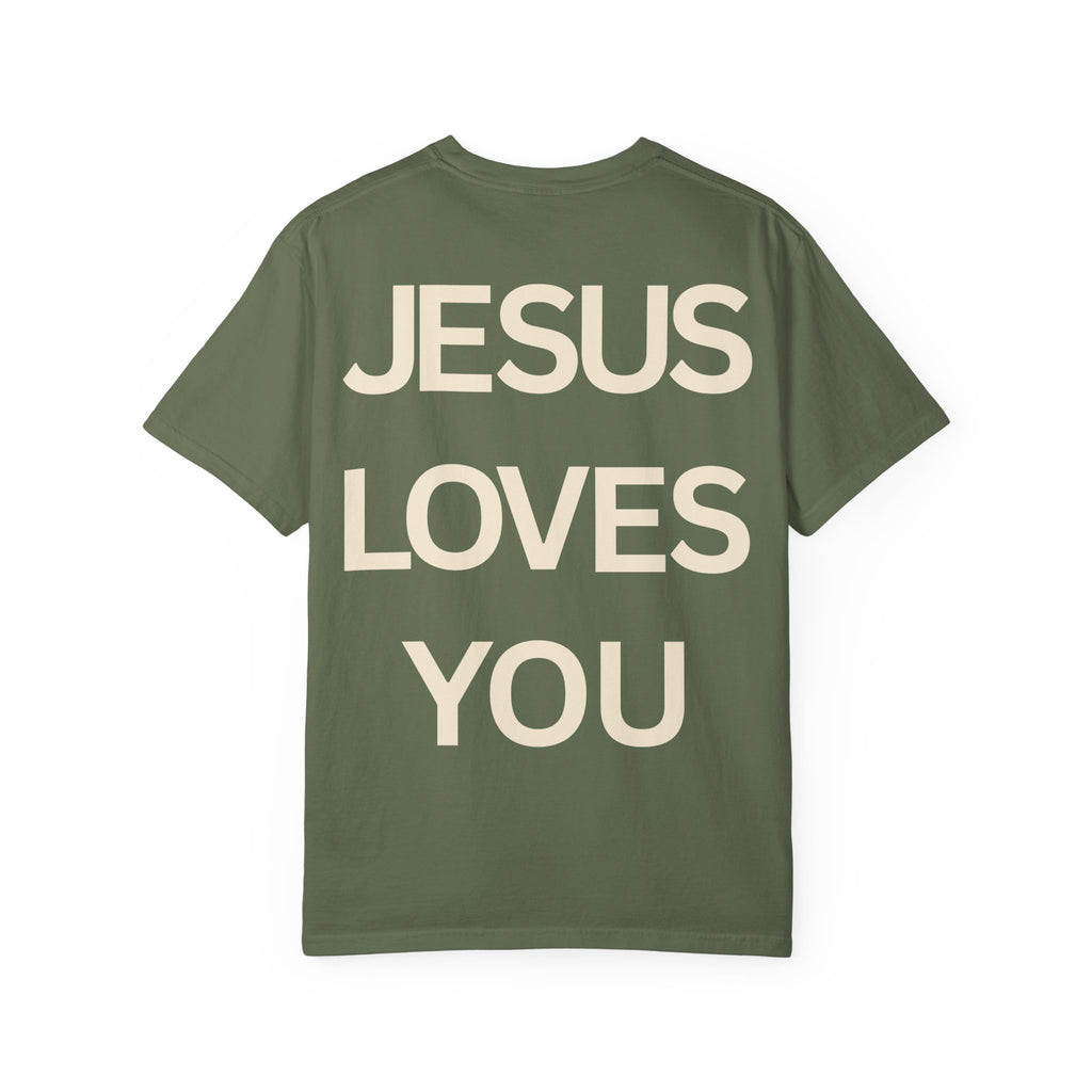 Jesus Loves You Romans 5:8 T-Shirt