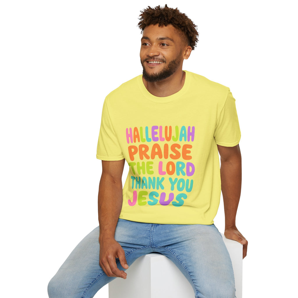 Hallelujah Praise The Lord Thank You Jesus T-Shirt