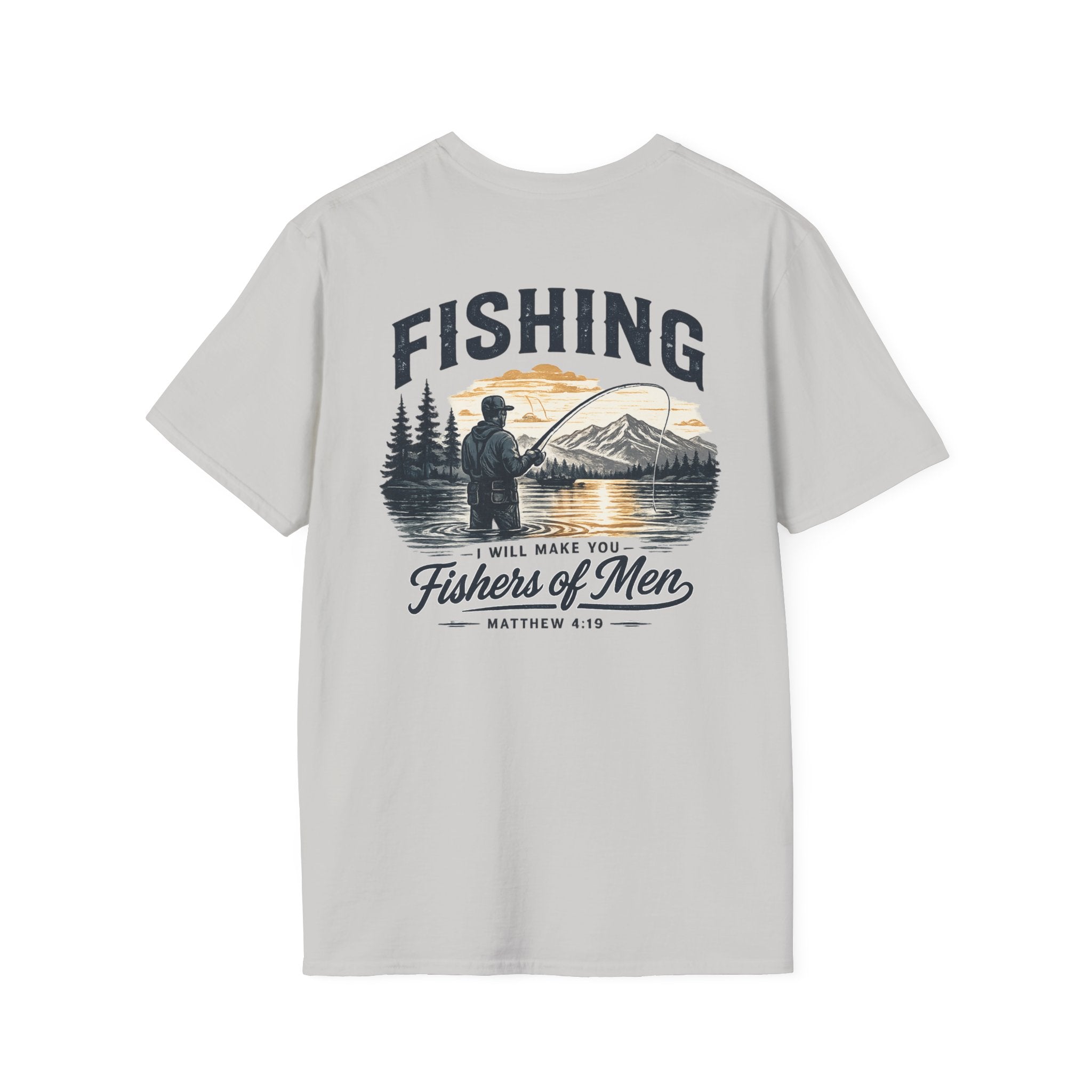 Fishing T-Shirt — "I Will Make You Fishers of Men" Fishing Tee