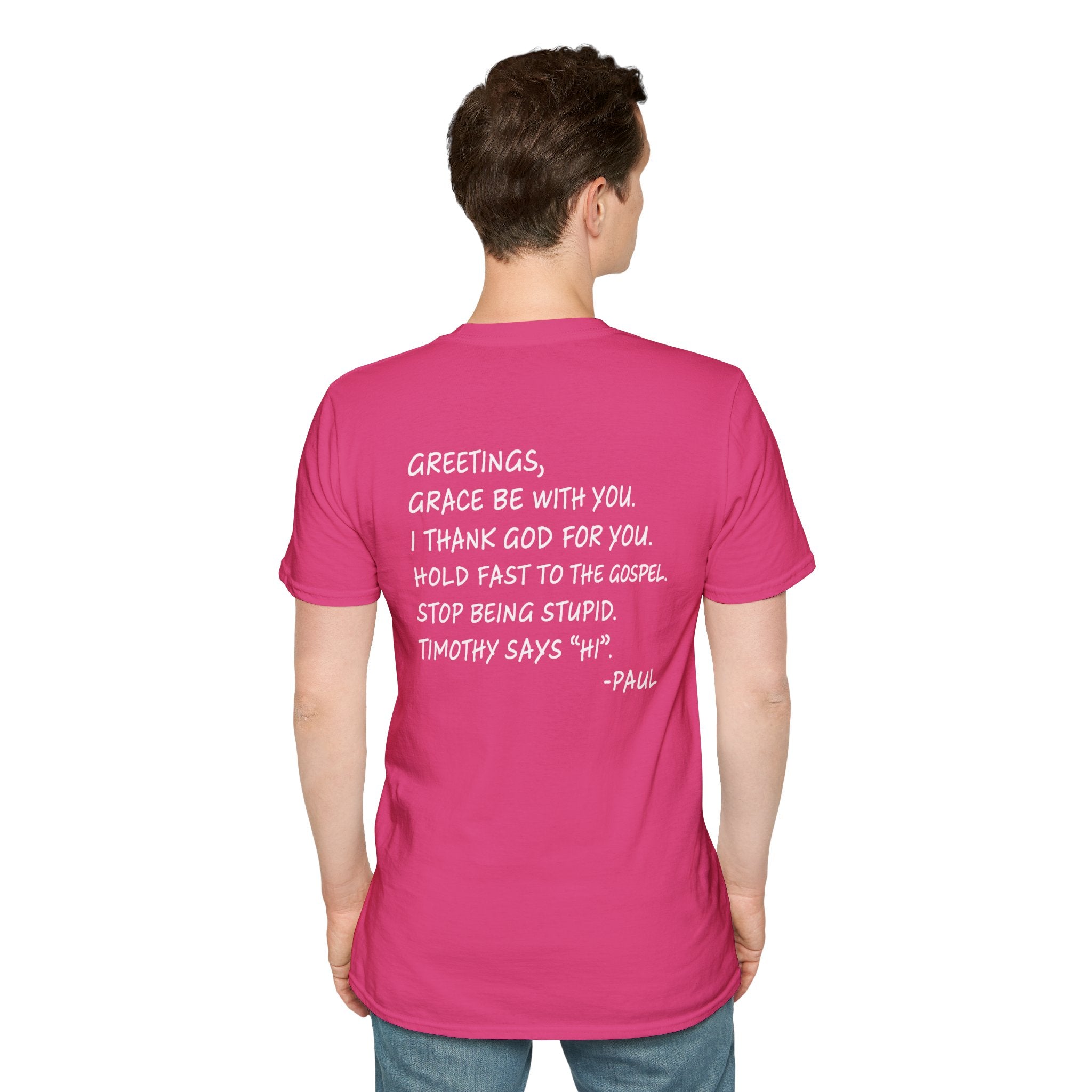 If Paul Were Here We’d Be Getting a Letter T-Shirt — Funny Vintage Postal Stamp Tee