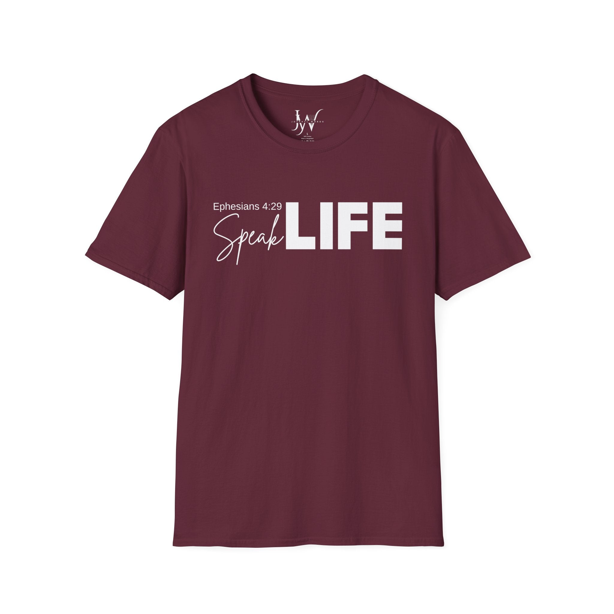 Speak Life Ephesians 4:29 Scripture T-Shirt