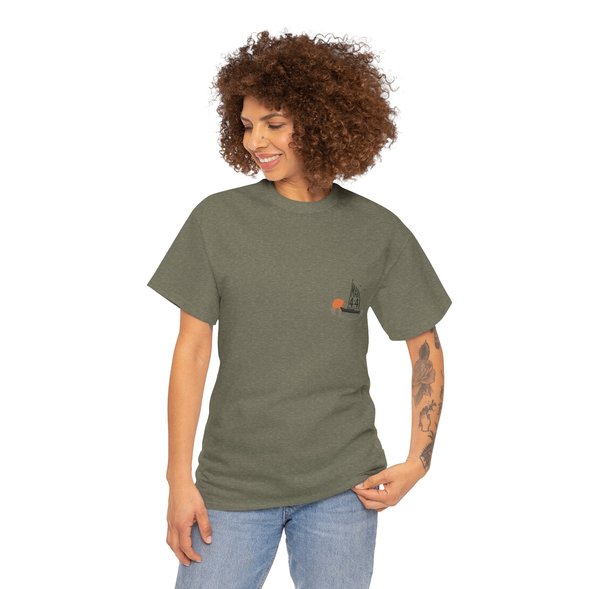 Who Is This That Even the Wind and the Waves Obey Him? - Mark 4:41 Scripture Tee