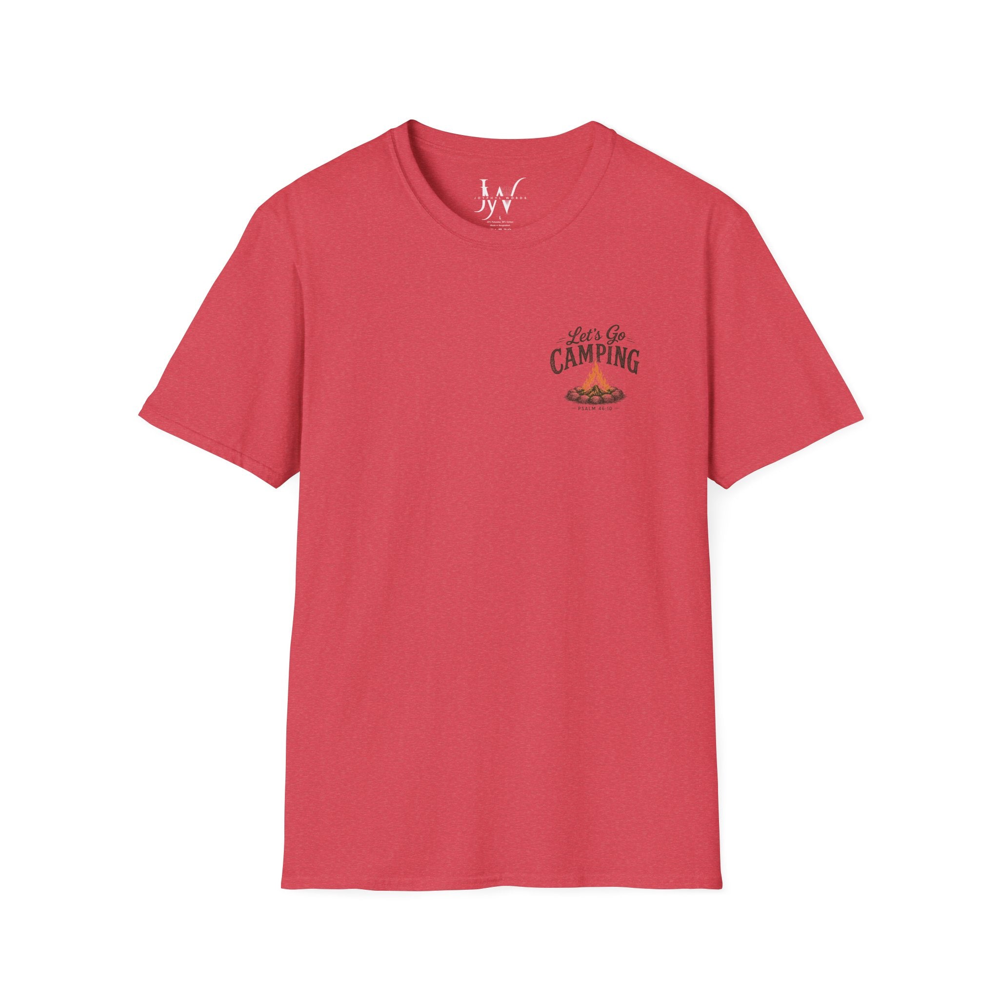 Camp More Worry Less T-Shirt - Psalm 46:10
