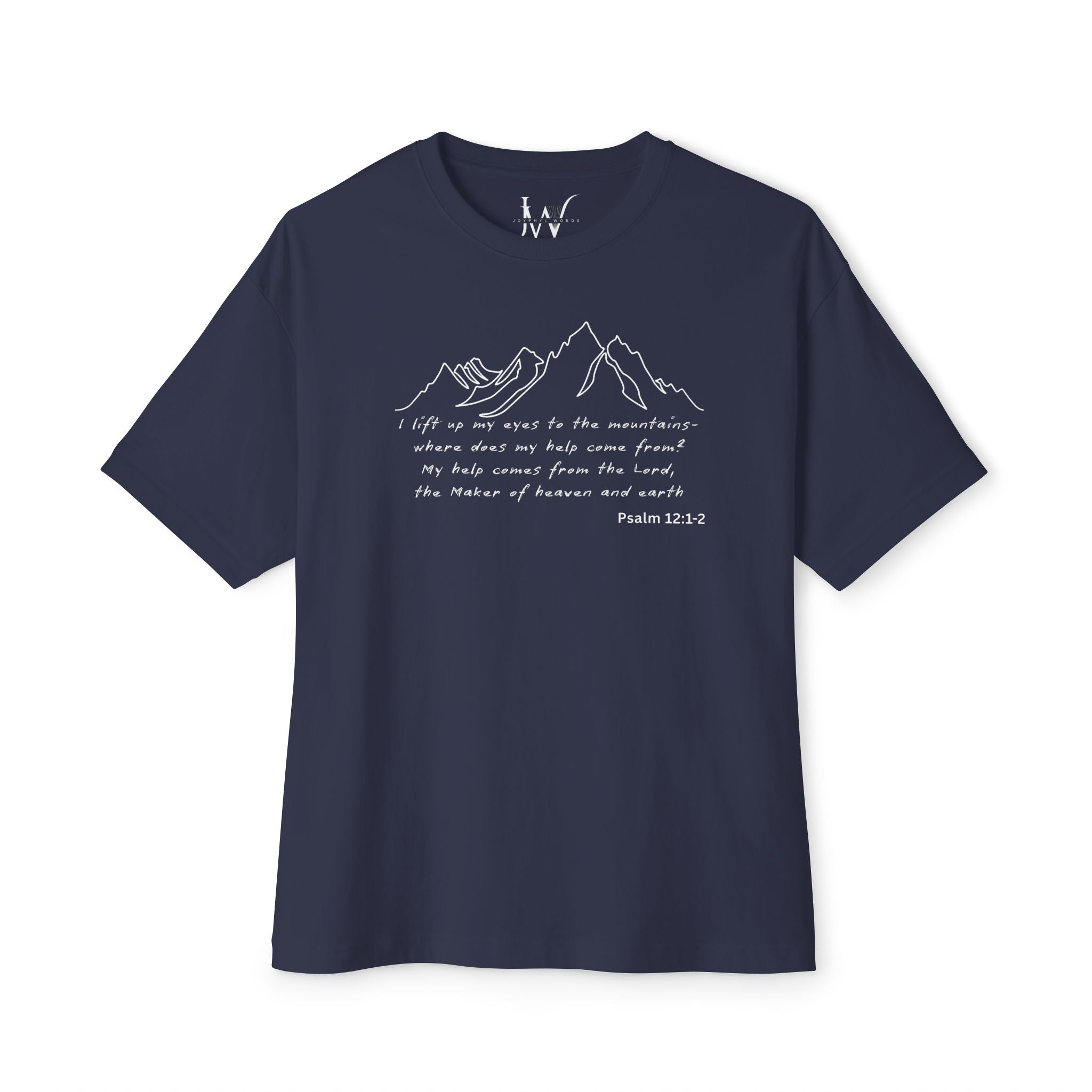 Psalm 12:1-2 Mountain T-Shirt