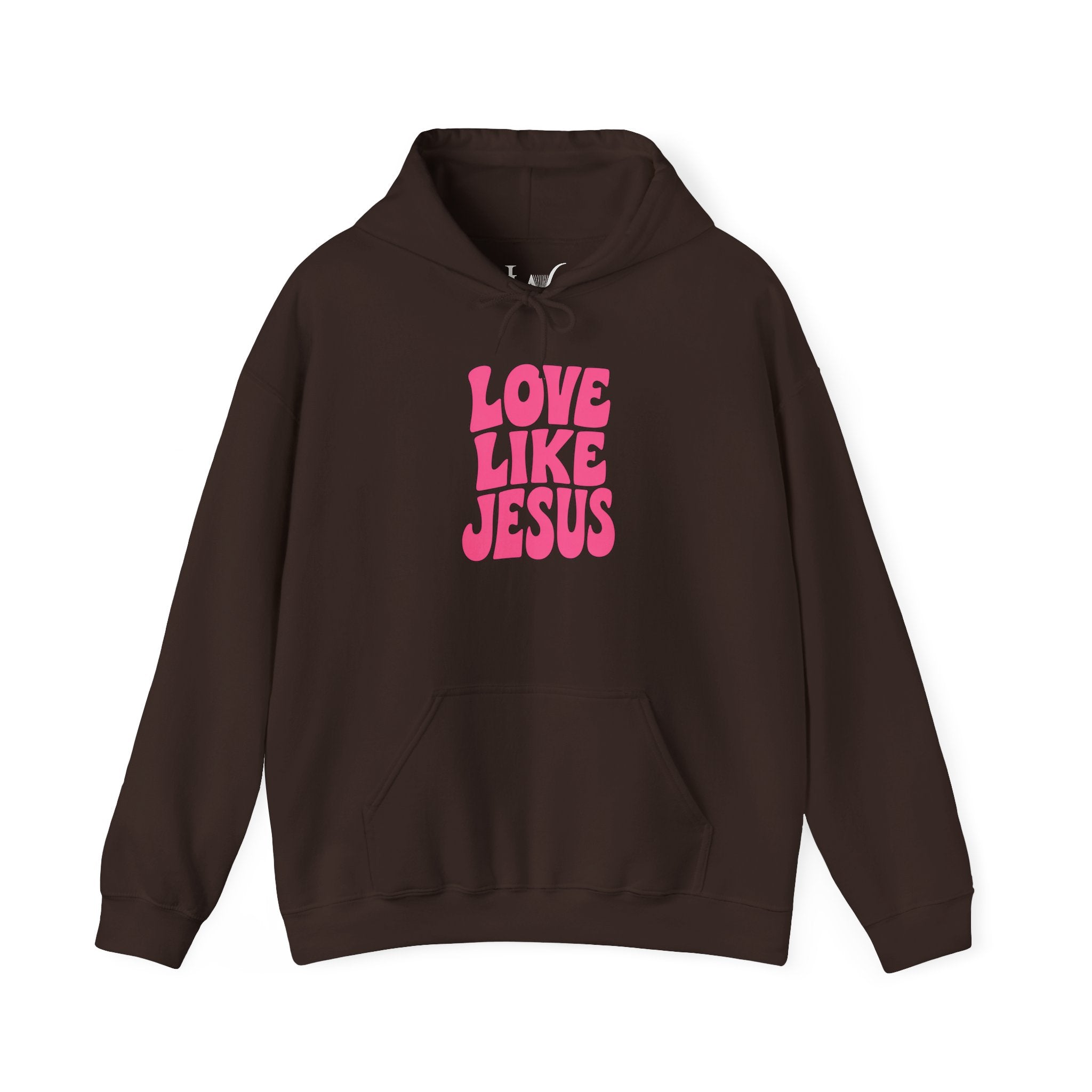 Love Like Jesus Groovy Hoodie Pullover