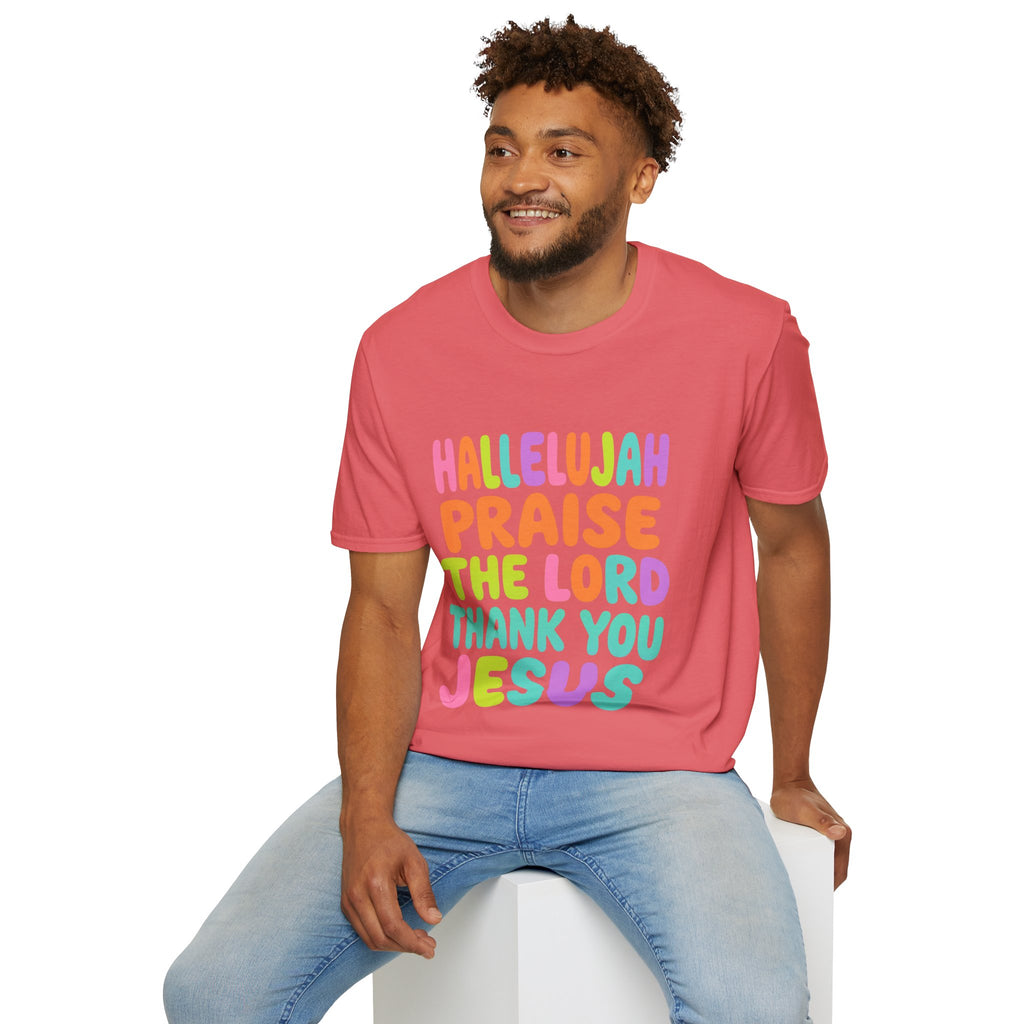 Hallelujah Praise The Lord Thank You Jesus T-Shirt