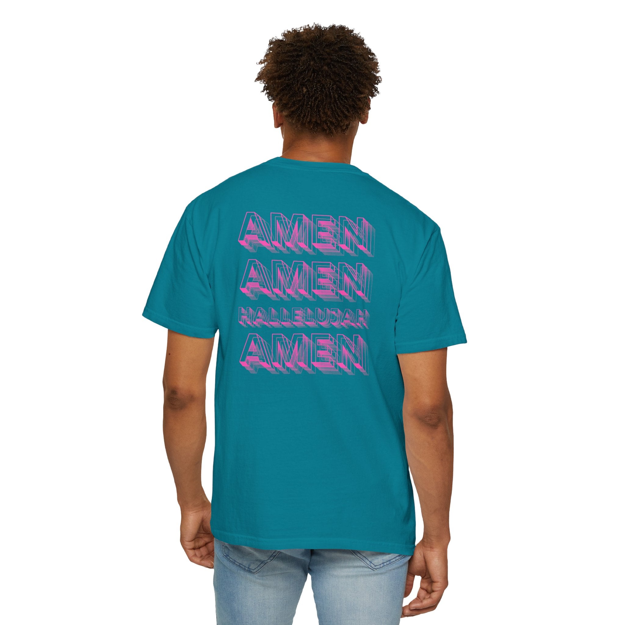 Amen Amen Hallelujah Amen Psalms 150:6 Graphic T-Shirt