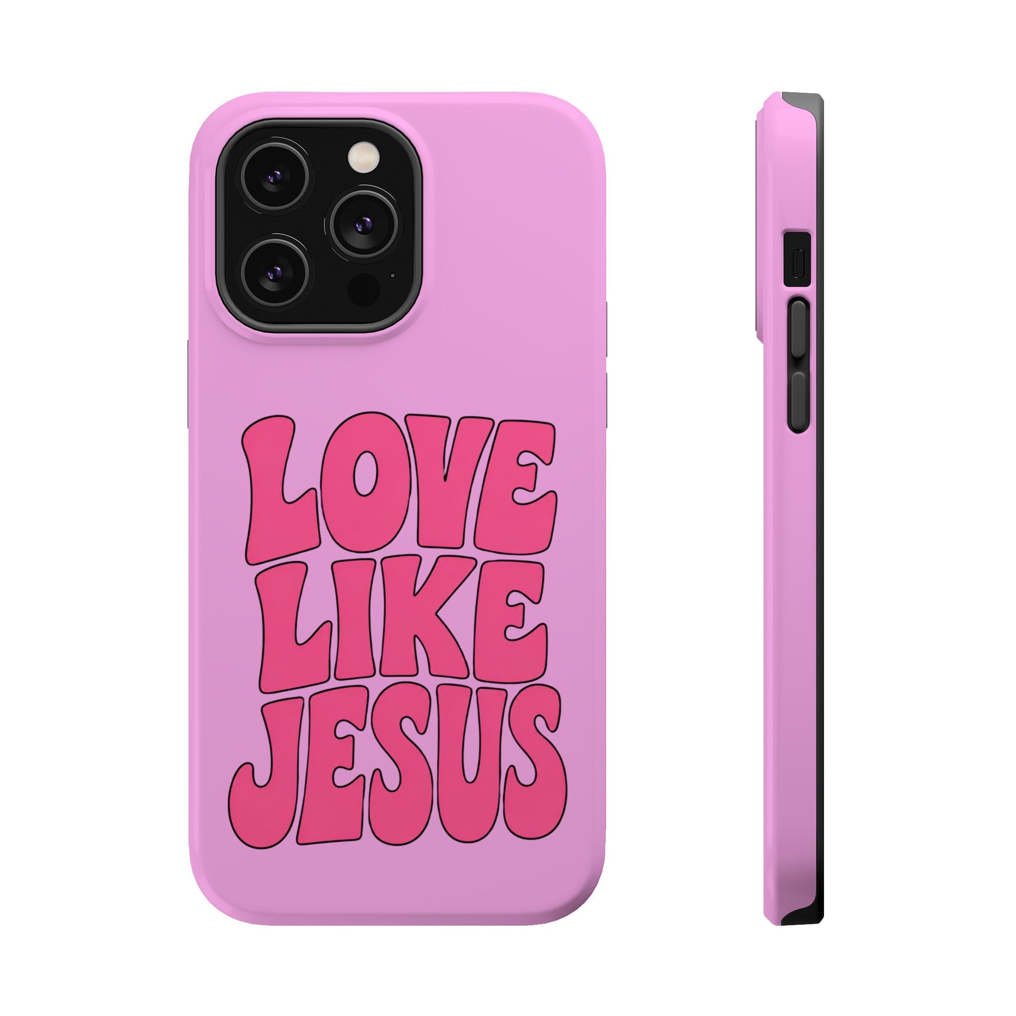 Love Like Jesus Magnetic Phone Case — Impact-Resistant