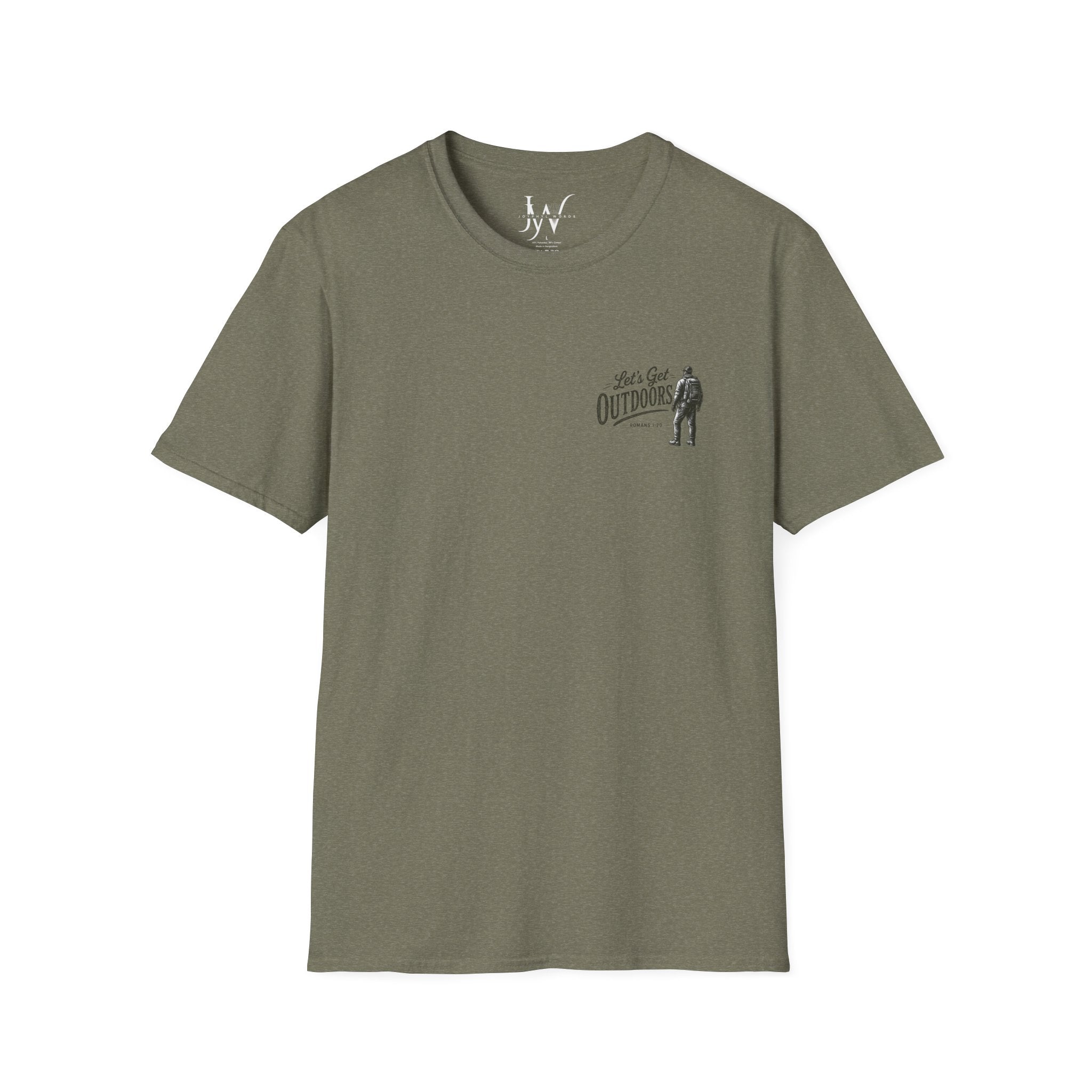 Hike Mountains Graphic — Romans 1:20 Tee