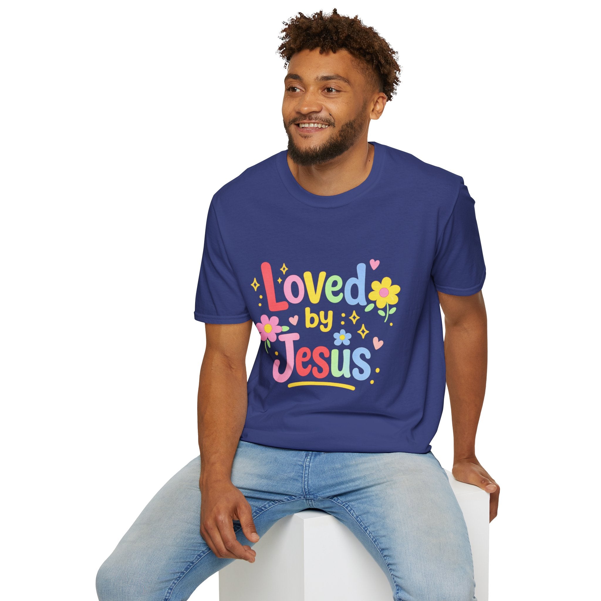 Loved by Jesus Colorful T-Shirt