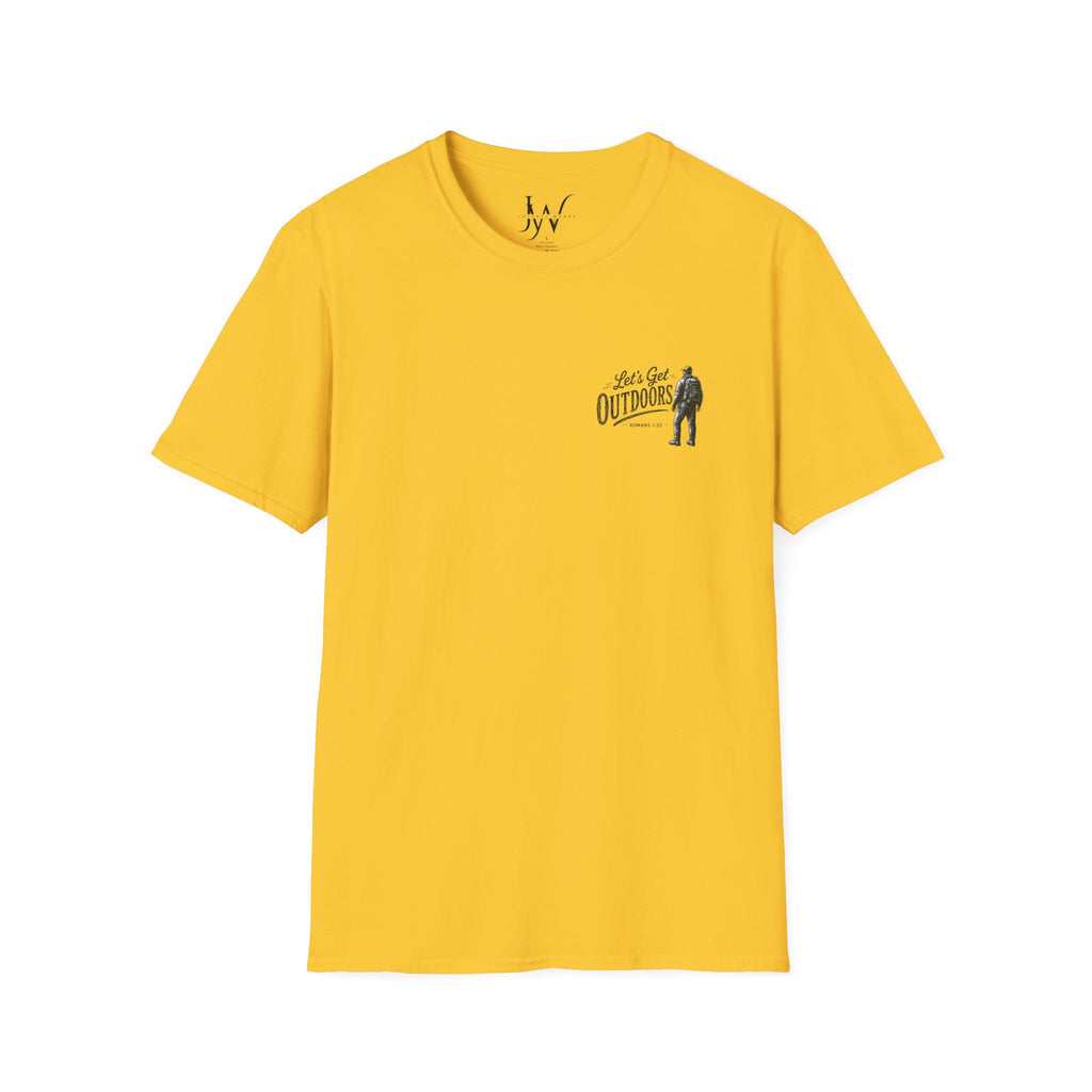 Hike Mountains Graphic — Romans 1:20 Tee