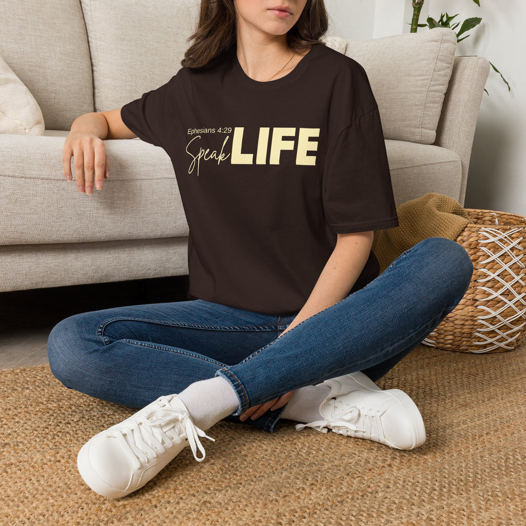 Speak Life Ephesians 4:29 Scripture T-Shirt