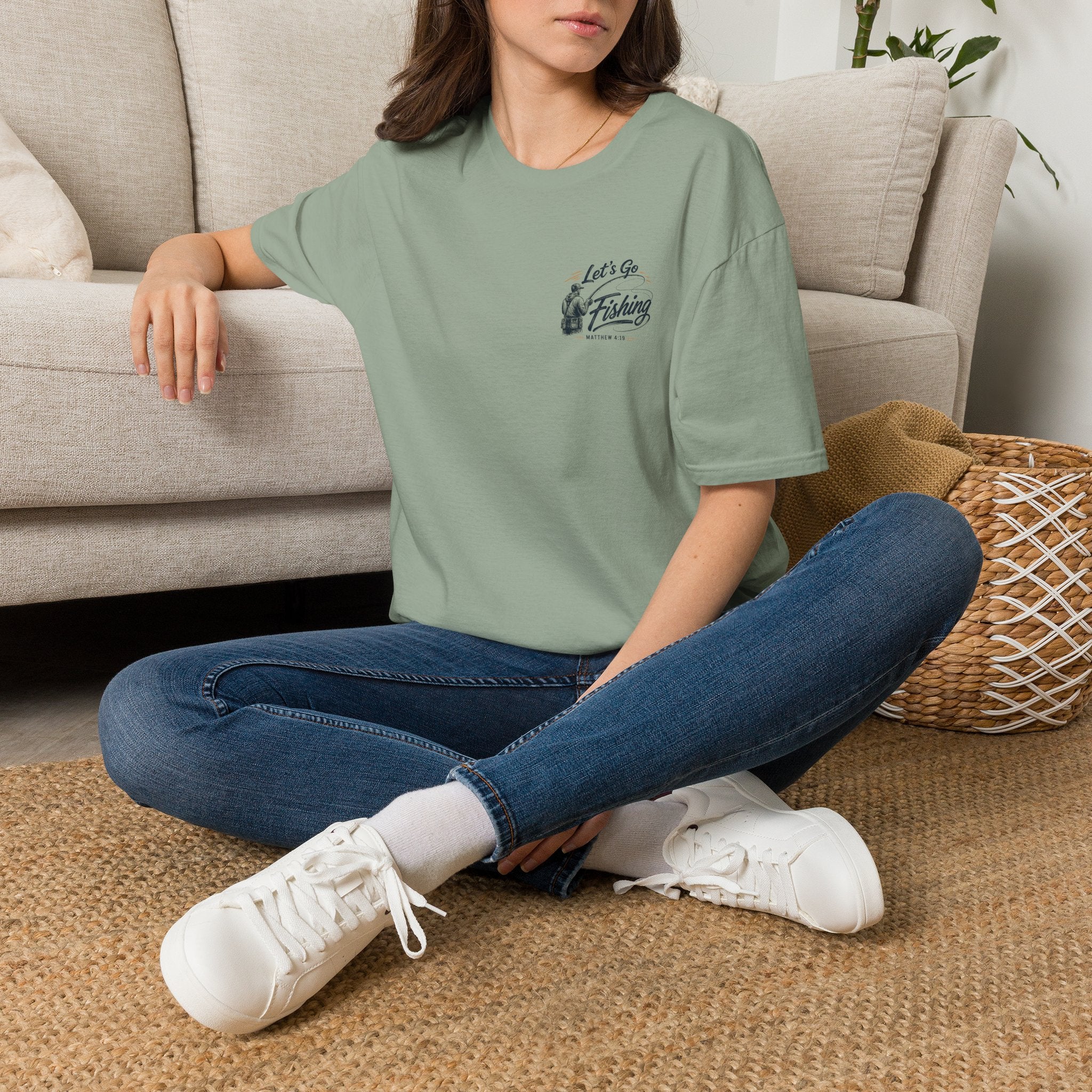 Fishing T-Shirt — "I Will Make You Fishers of Men" Fishing Tee
