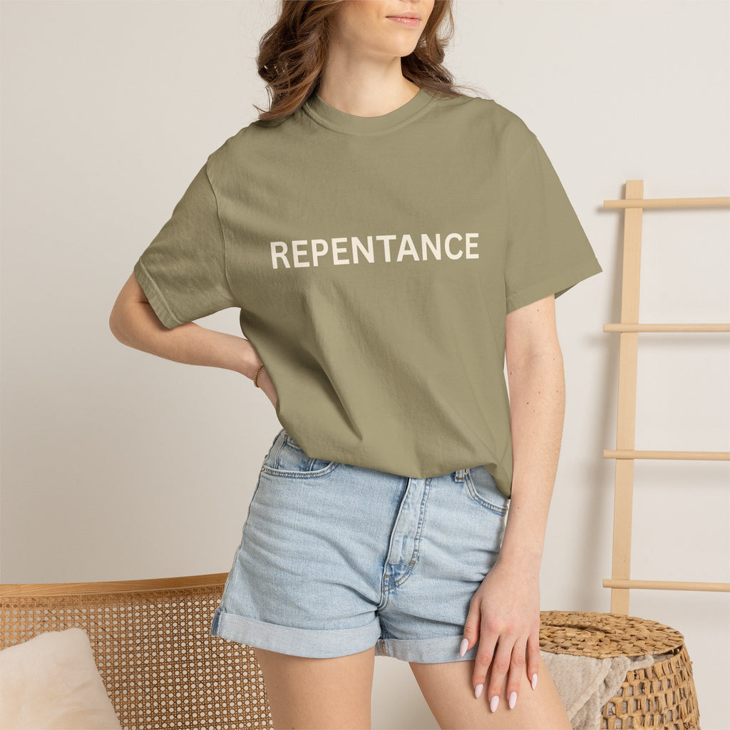 Repentance T-Shirt — "Create in Me a Clean Heart" Psalm 51:10 Christian Tee