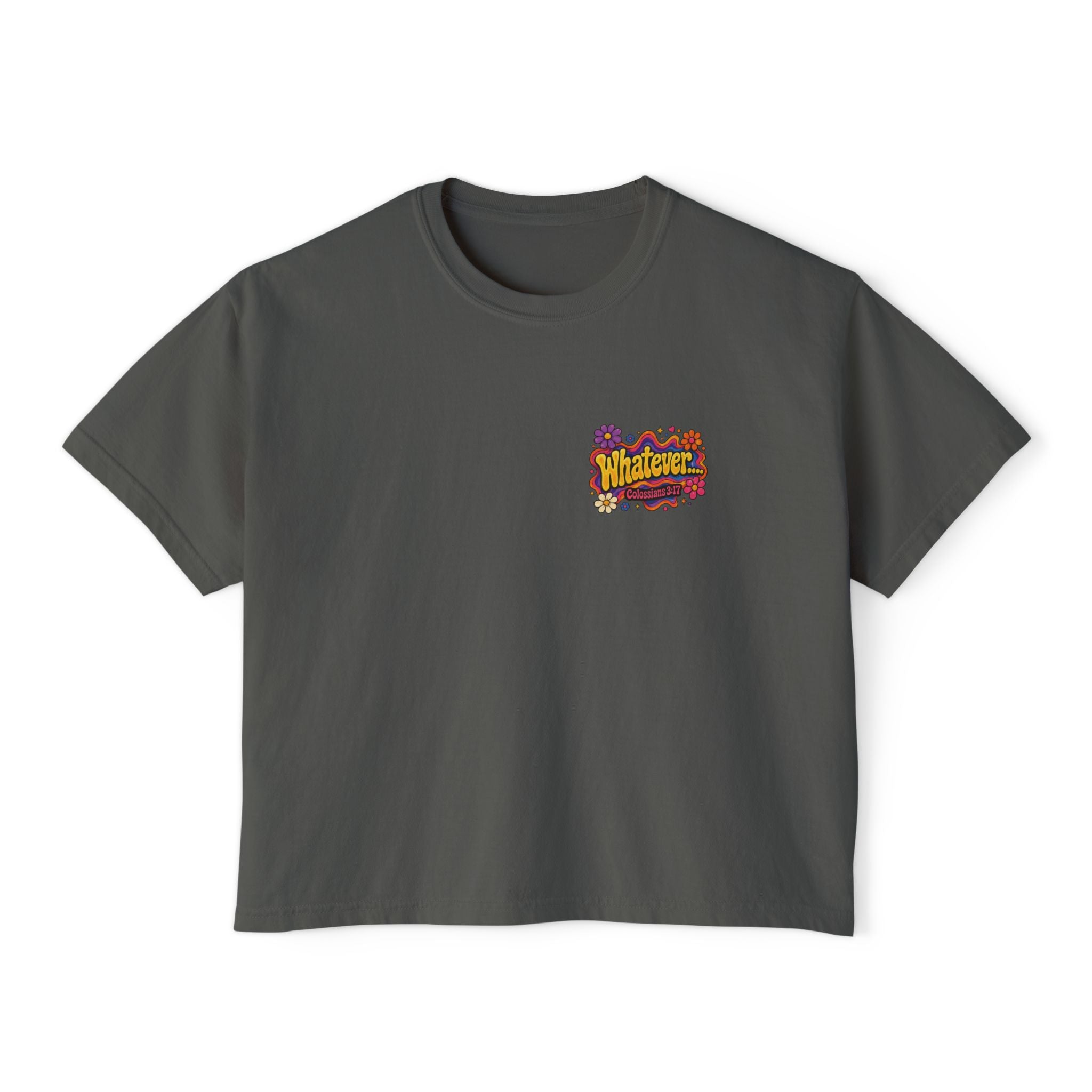 Make Jesus Smile Women's Boxy Tee — Retro Christian Graphic Tee