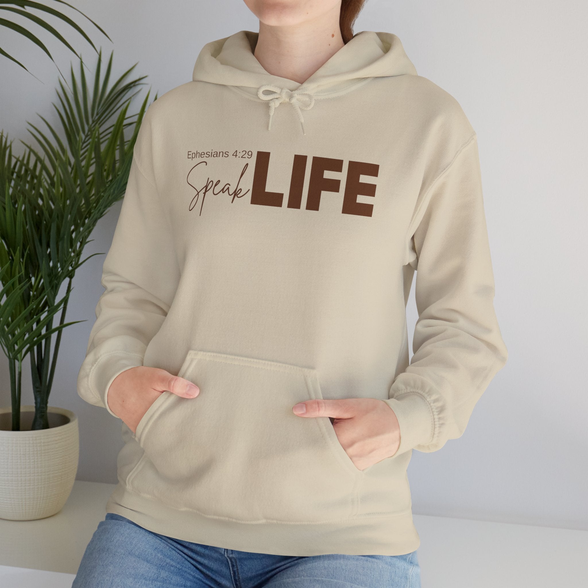 Speak Life Ephesians 4:29 Hoodie Pullover
