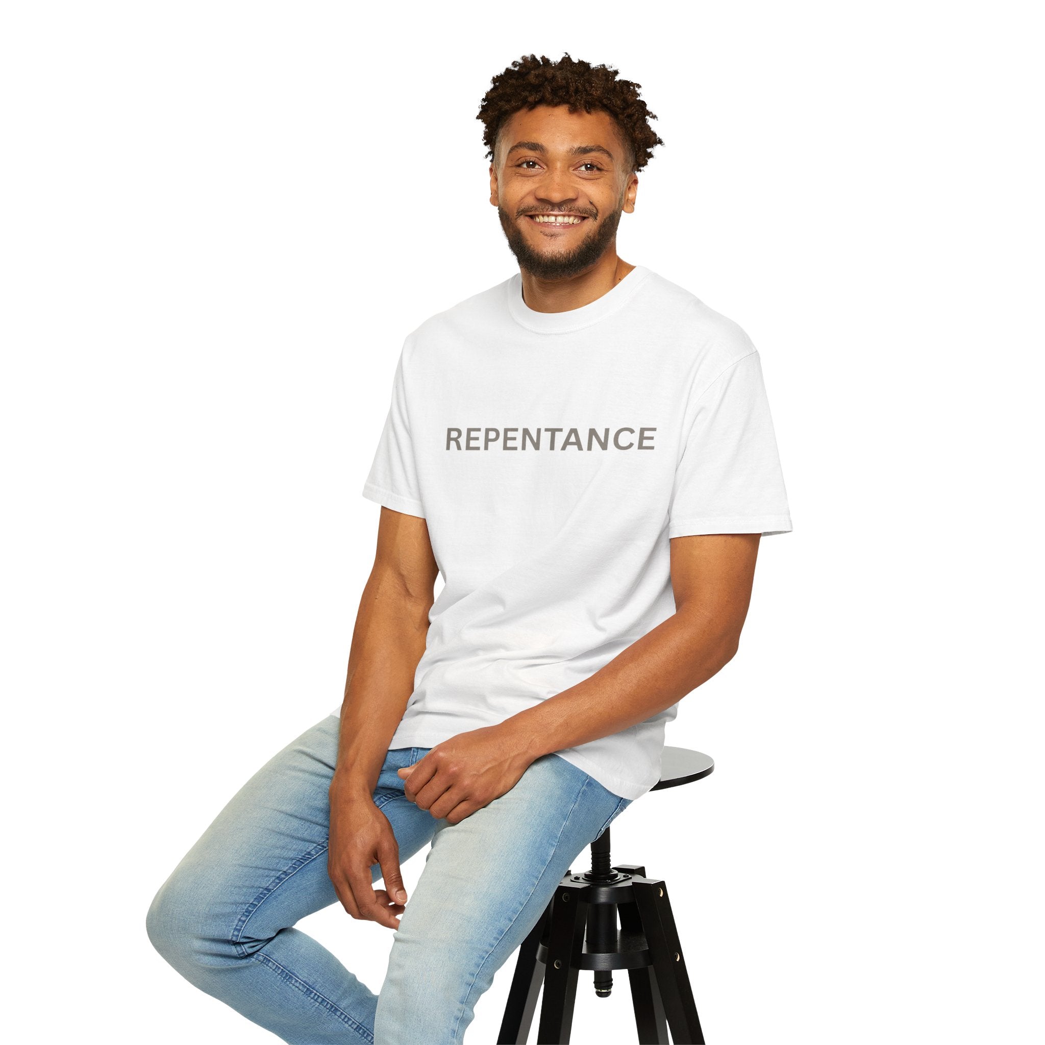 Repentance T-Shirt — "Create in Me a Clean Heart" Psalm 51:10 Christian Tee