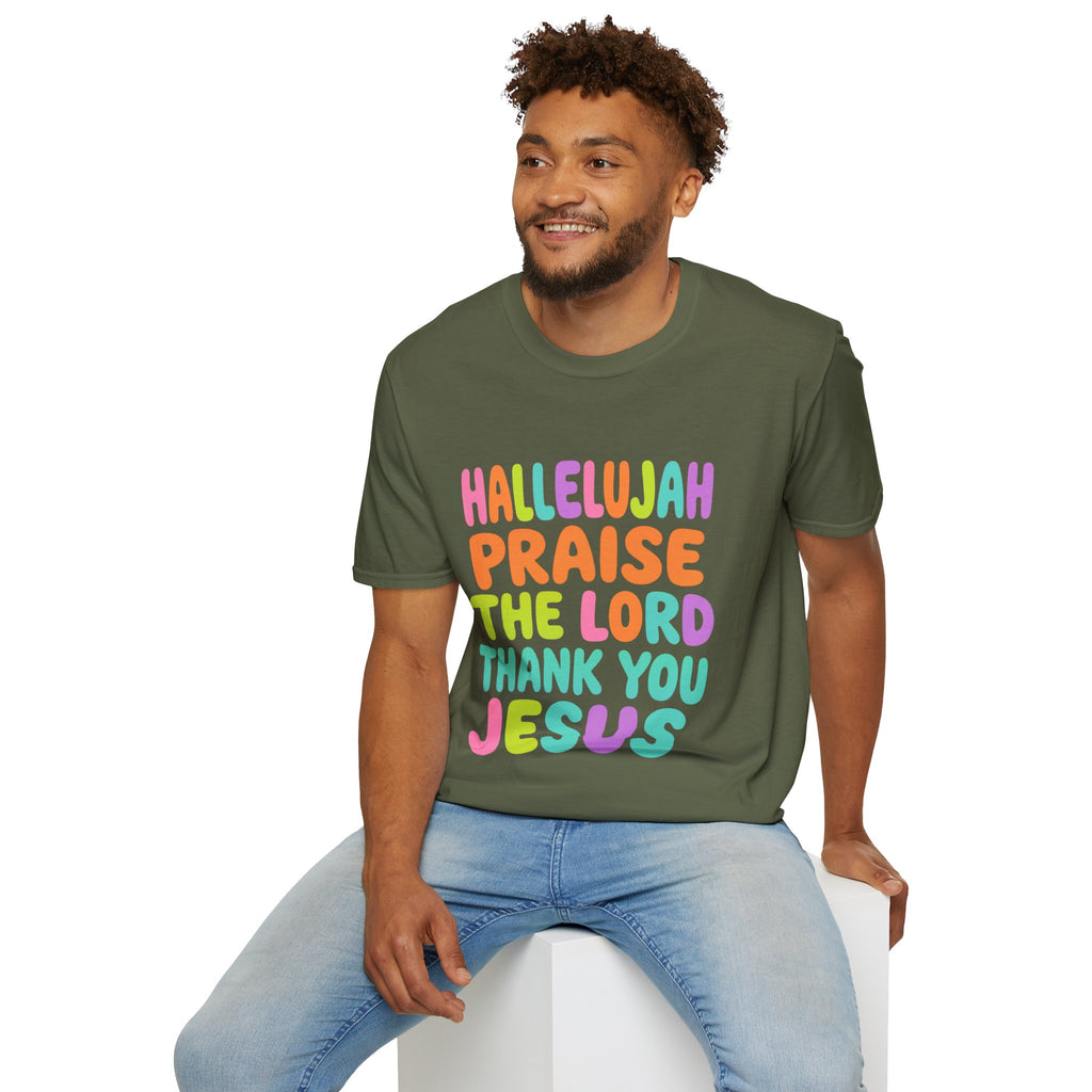 Hallelujah Praise The Lord Thank You Jesus T-Shirt